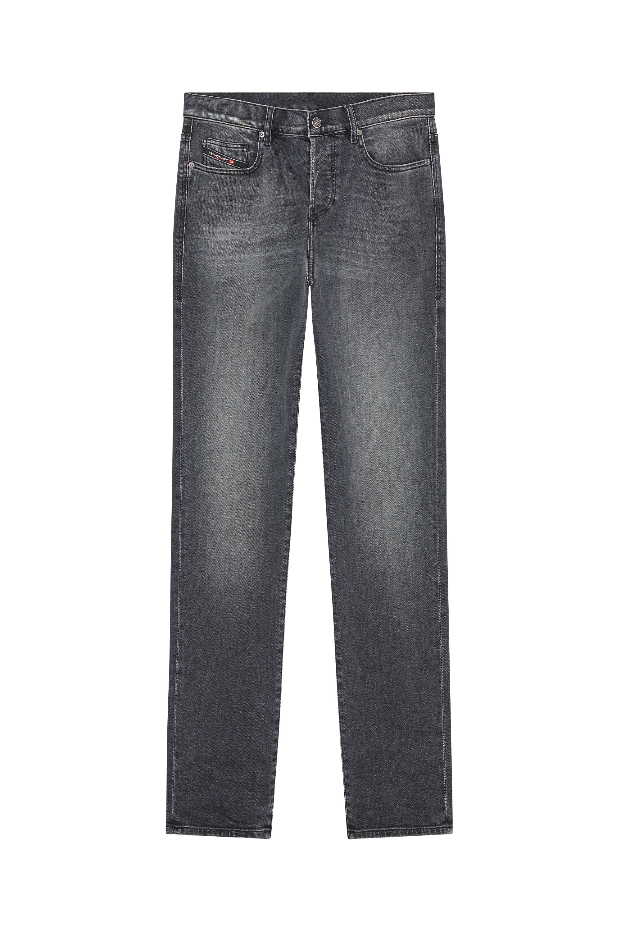 Diesel - 2020 D-Viker 09E94 Straight Jeans, Black/Dark grey - Image 6