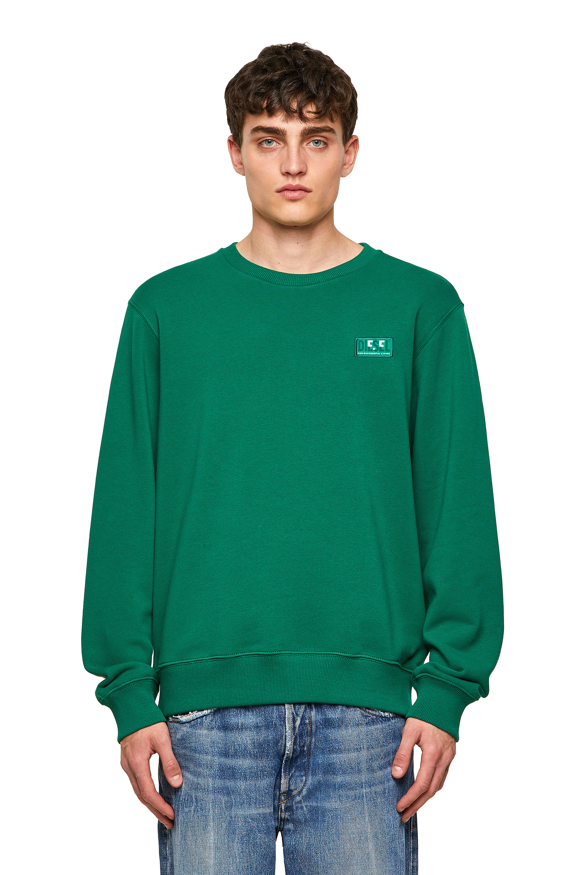S-GIRK-E1, Dark Green - Sweaters