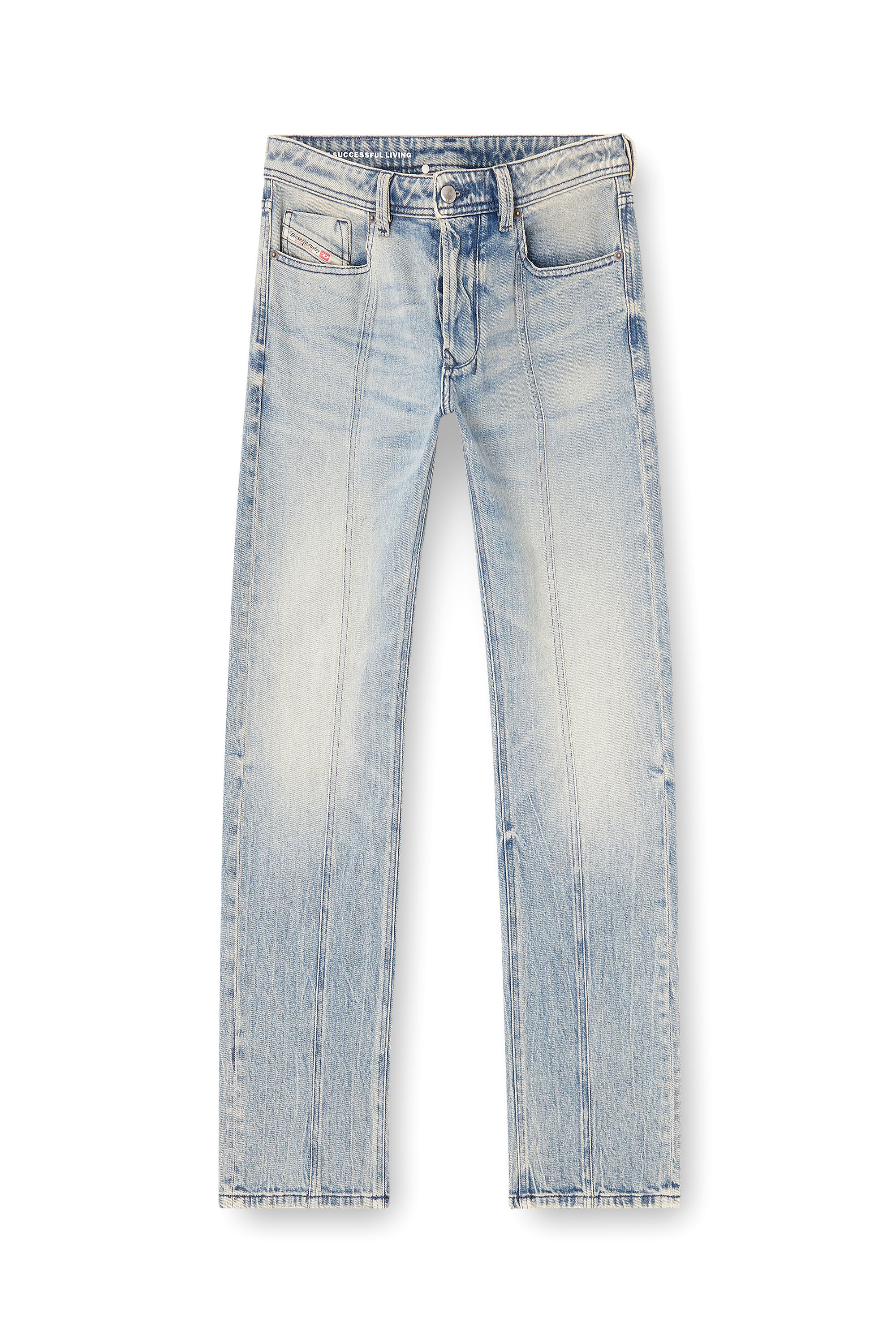 Diesel - Man's Regular Jeans 1985 Larkee 09N55, Light Blue - 2
