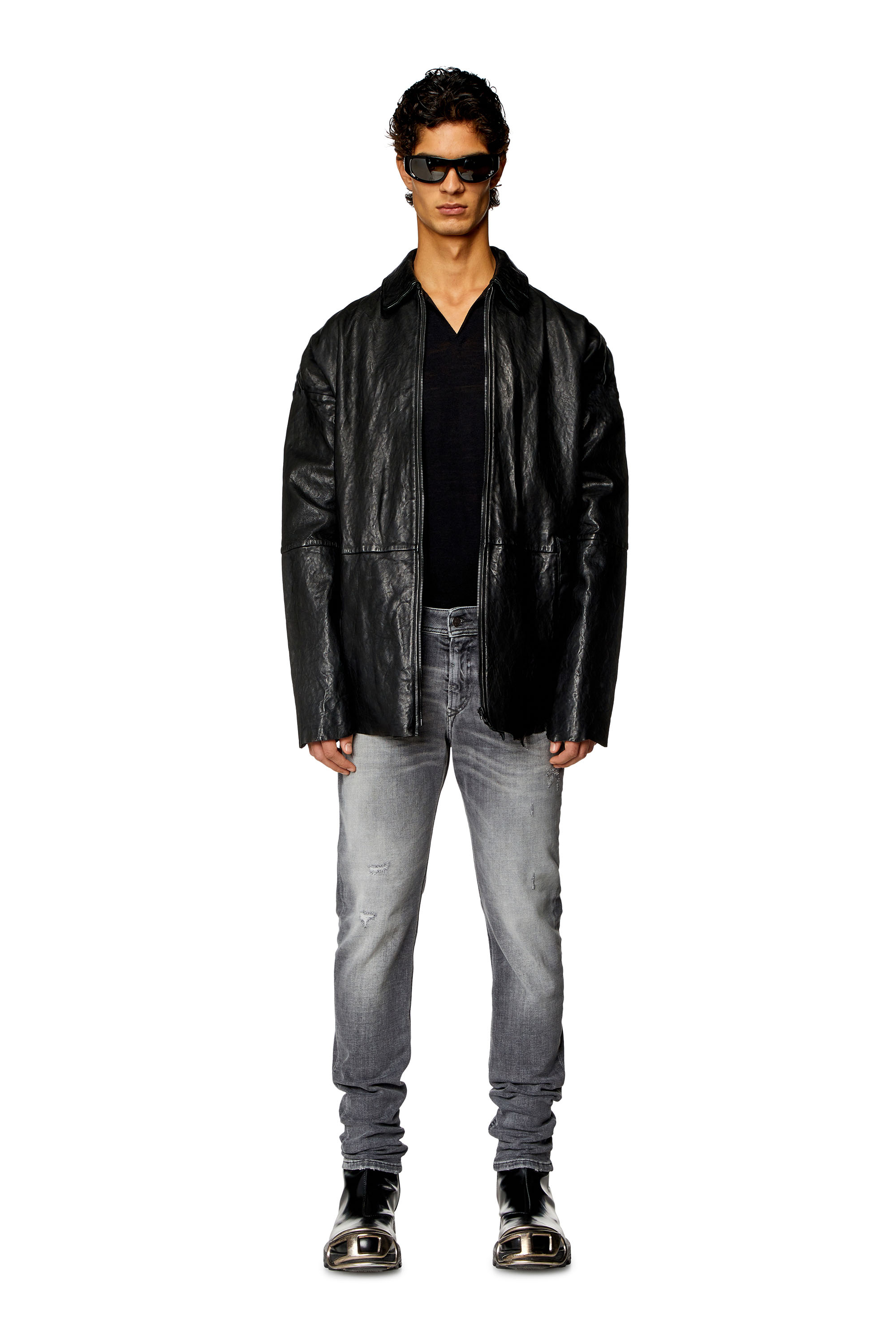 Diesel - Skinny Jeans 1979 Sleenker 09H70, Grey - Image 4