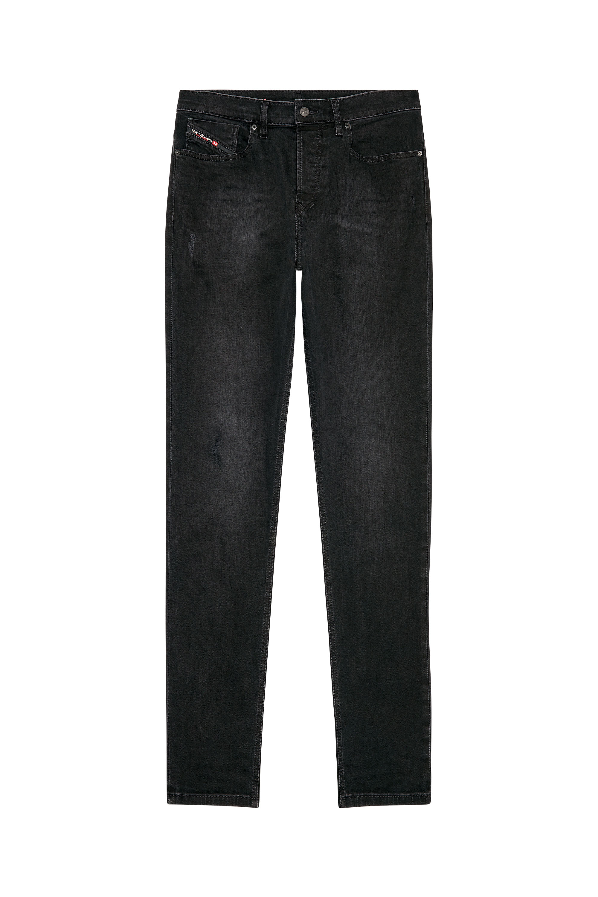 Diesel - 2005 D-Fining 0TFAS Tapered Jeans, Black/Dark grey - Image 6