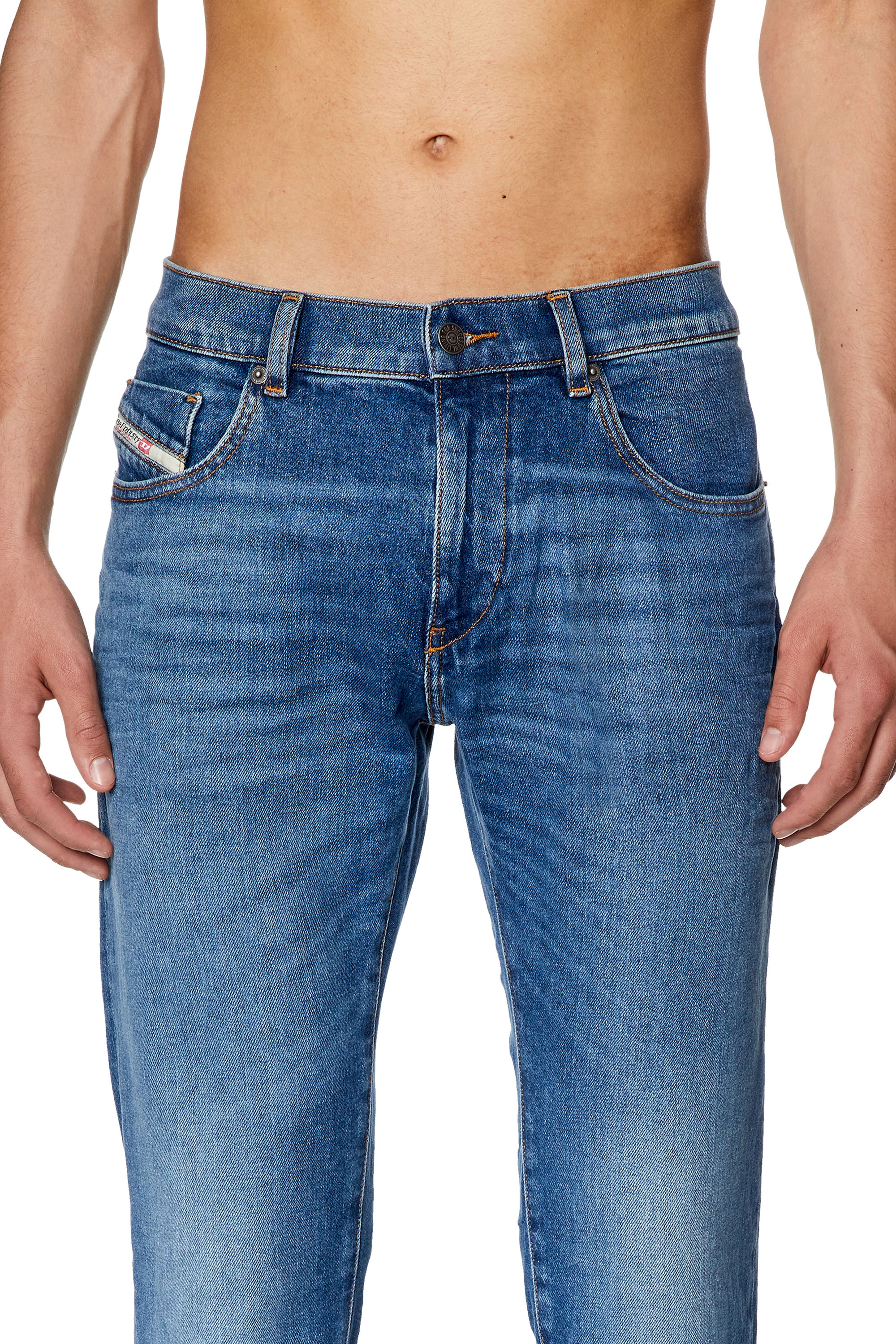 Diesel - Slim Jeans 2019 D-Strukt 0ENAT, Medium blue - Image 4