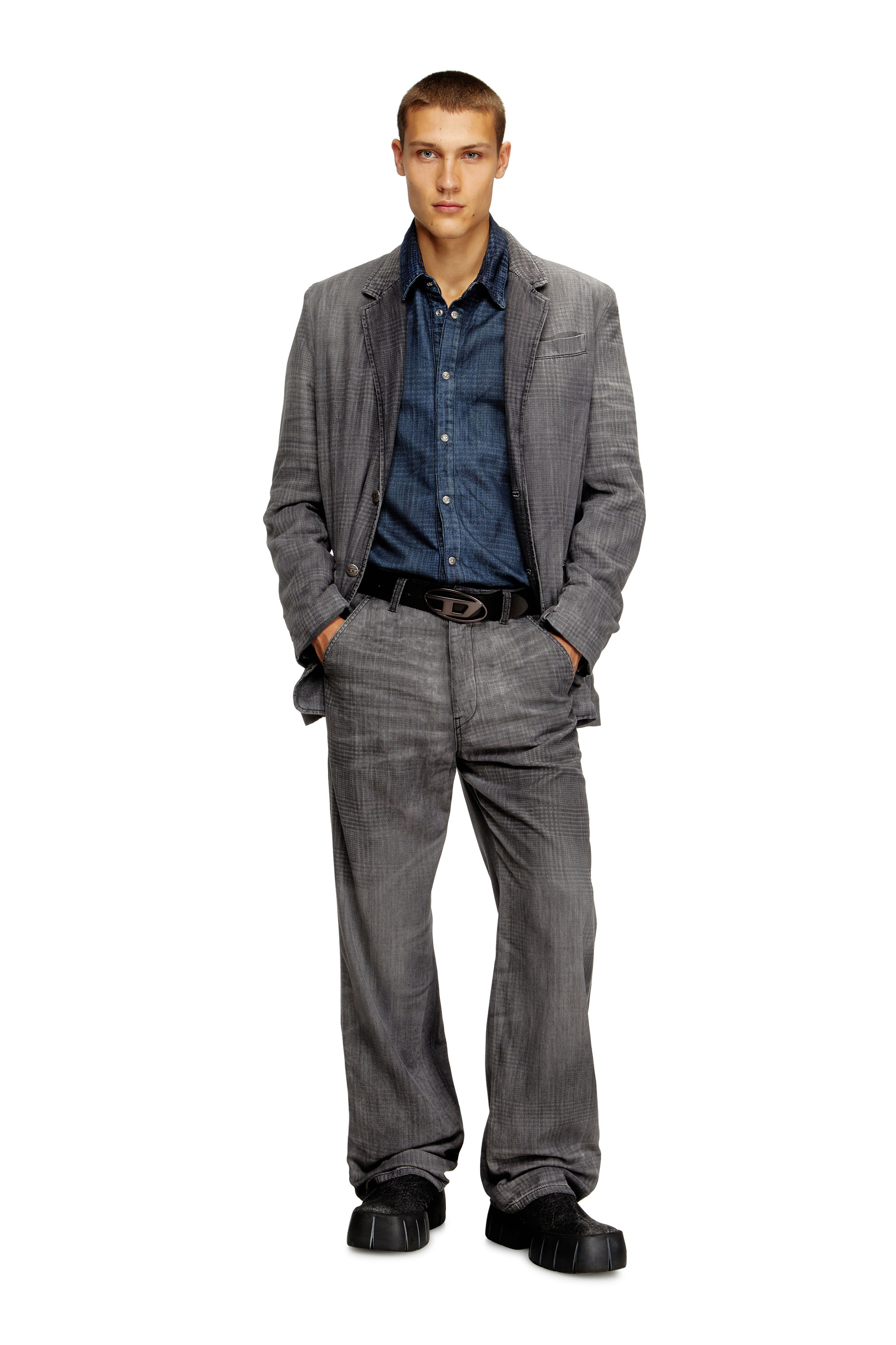 Regular Jeans D-Phant-chino 068UJ, Grey Diesel - Unisex's Regular Jeans D-Phant-chino 068UJ, Grey - 1