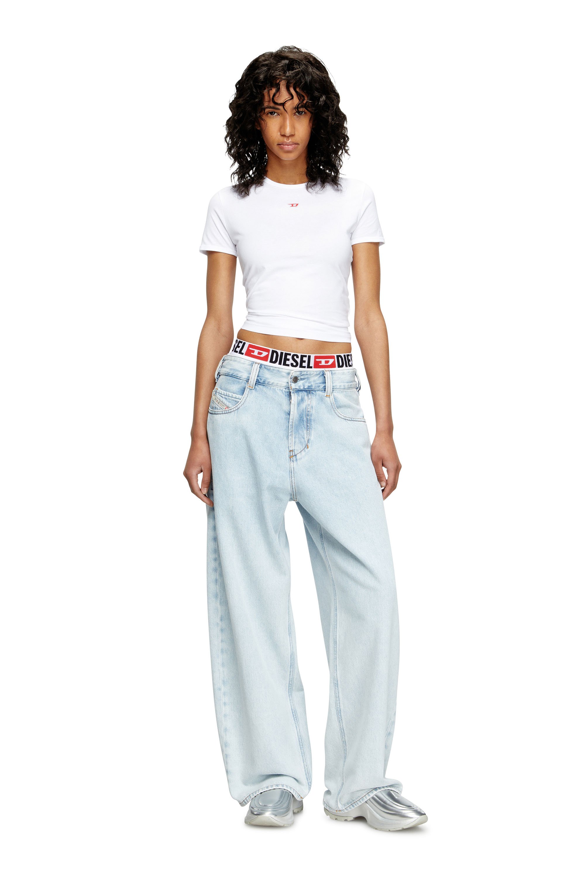 Diesel - Unisex's Relaxed Jeans 1997 D-Enim 09M74, Light Blue - 4