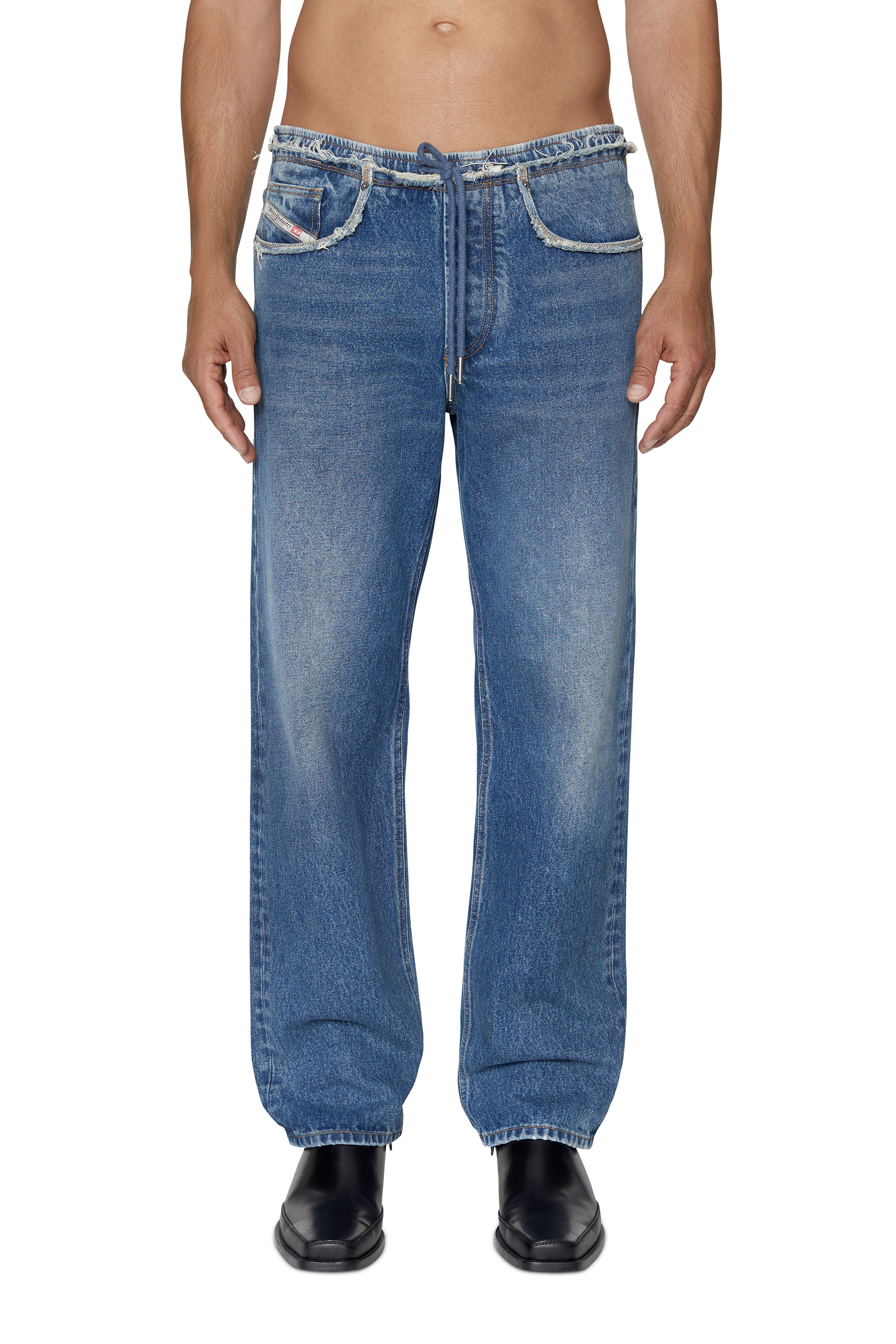 D-Sert 007F2 Straight Jeans, Medium blue - Jeans