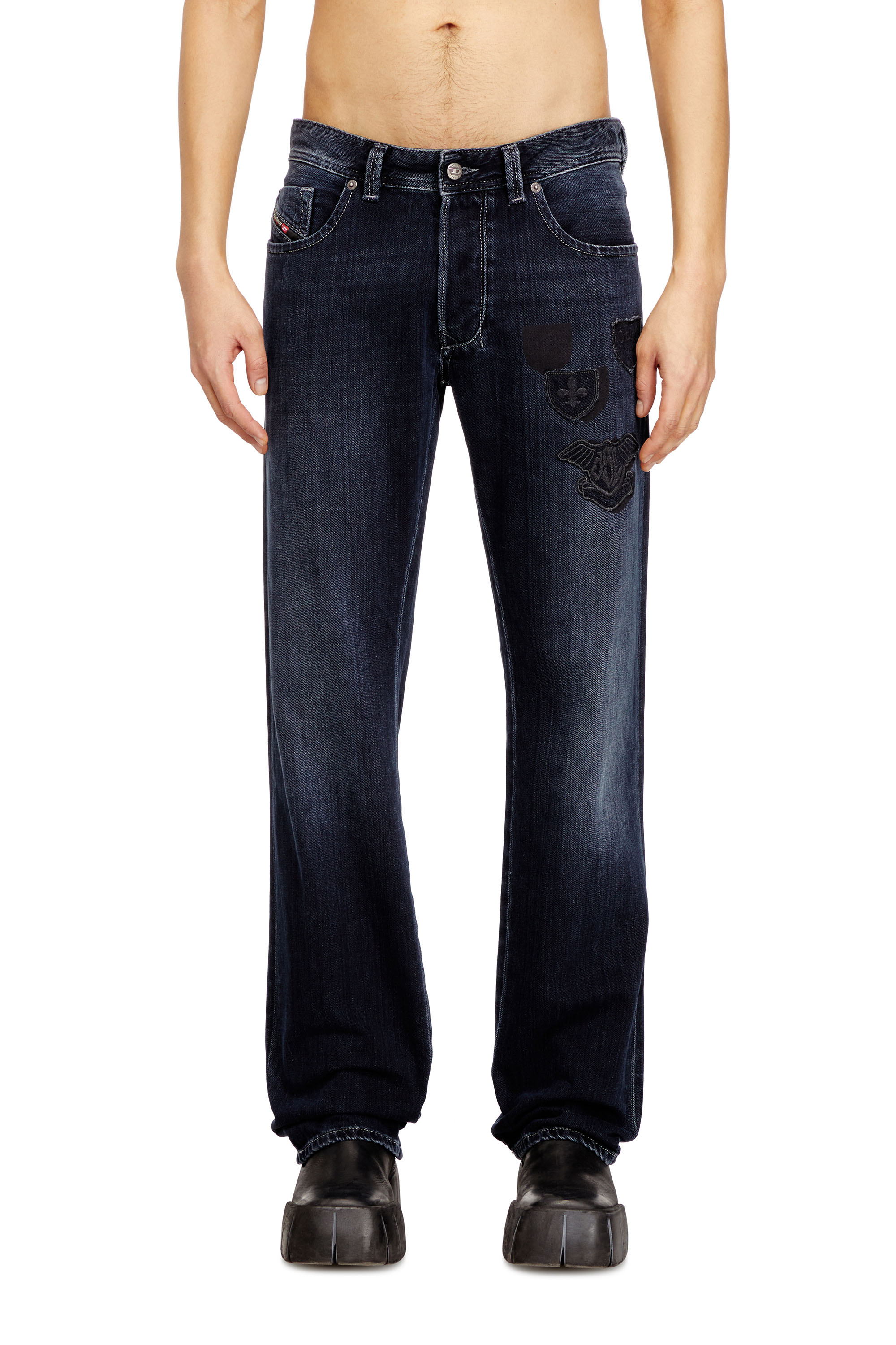 Diesel - Man's Regular Jeans 1985 Larkee 09Q19, Dark Blue - 2