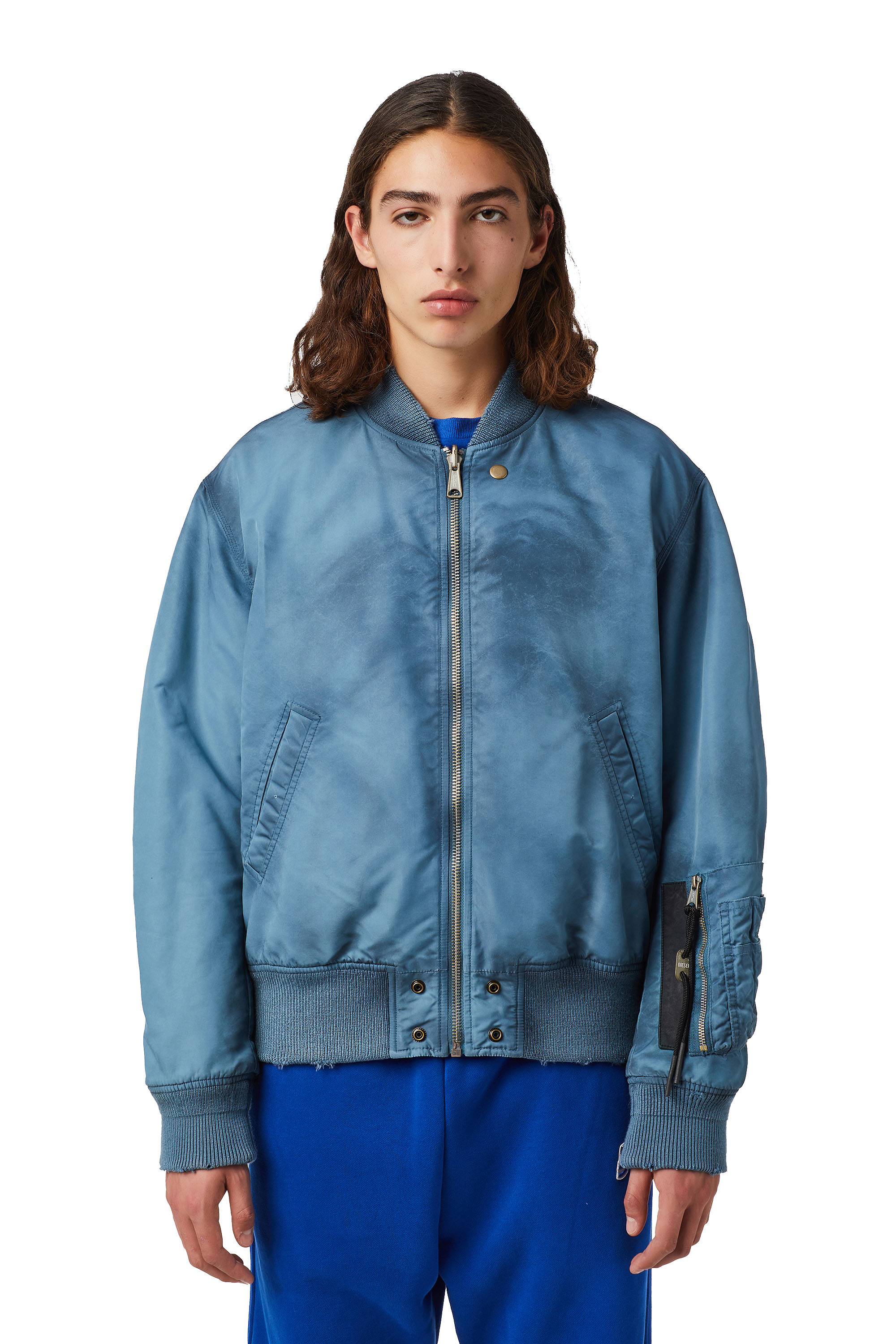 diesel bomber jacket green
