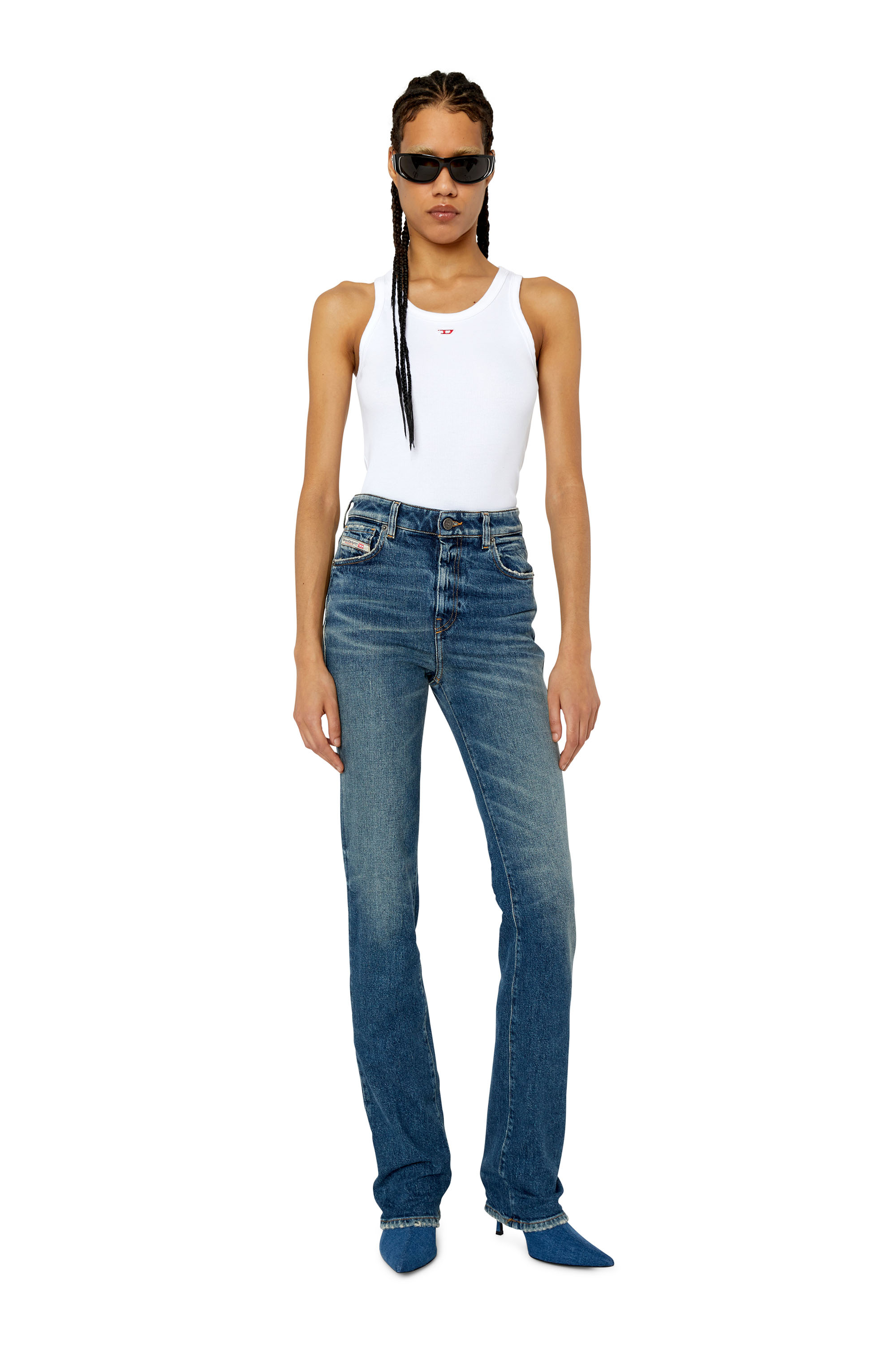 Diesel - 2003 D-Escription 007L1 Bootcut and Flare Jeans, Medium blue - Image 4