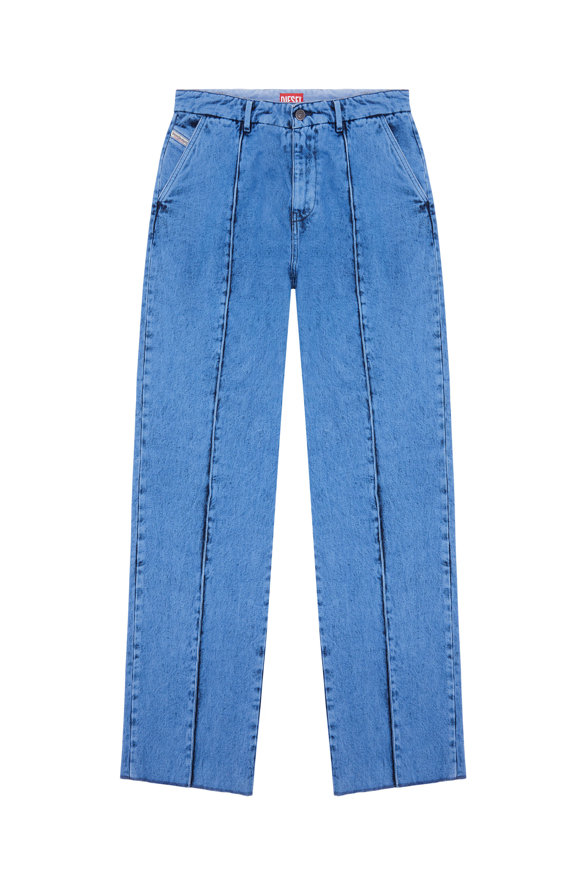 Diesel - D-Chino-Work 0EIAN Straight Jeans, Blue - Image 1