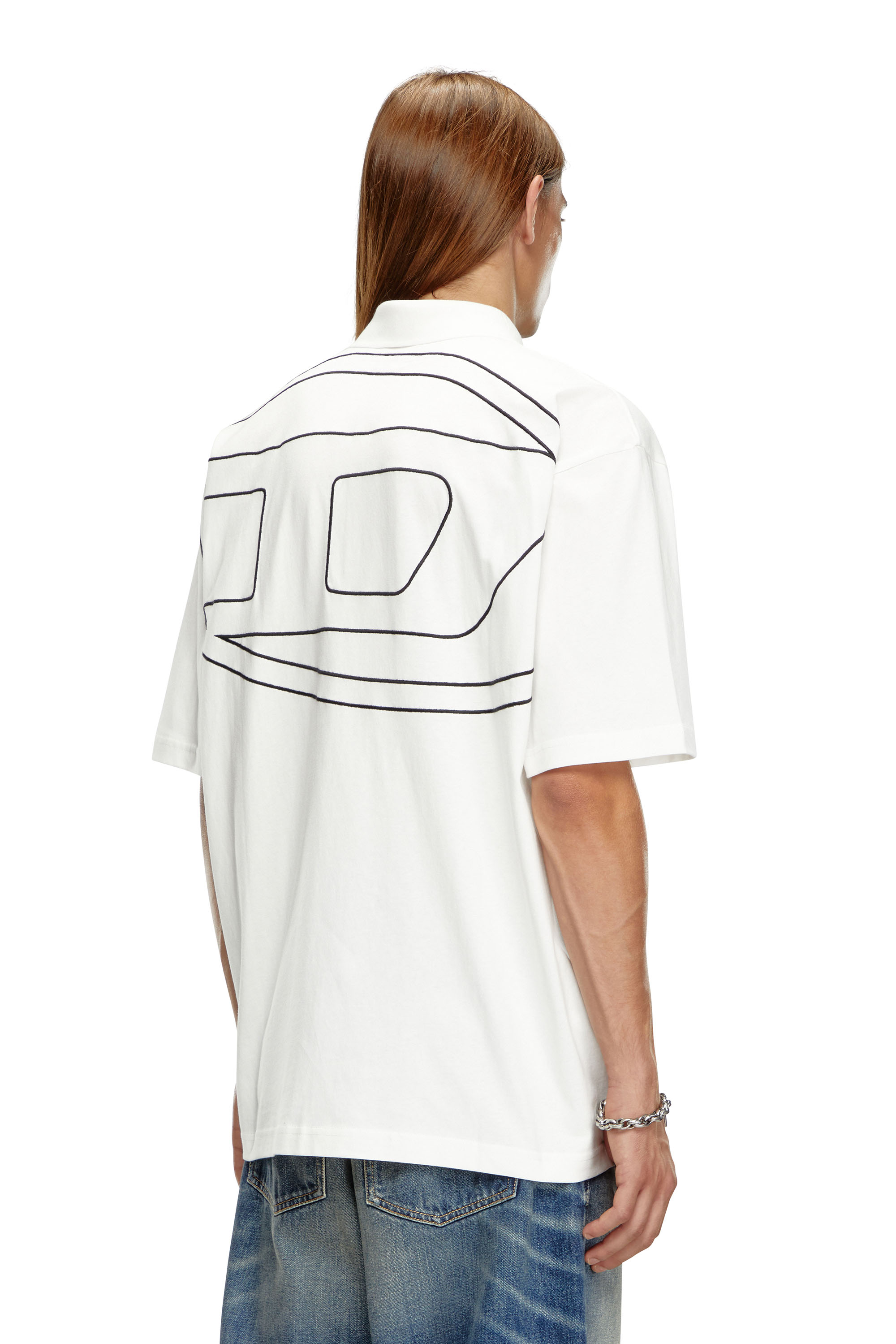 Diesel - T-VORT-MEGOVAL-D, White/Black - Image 1