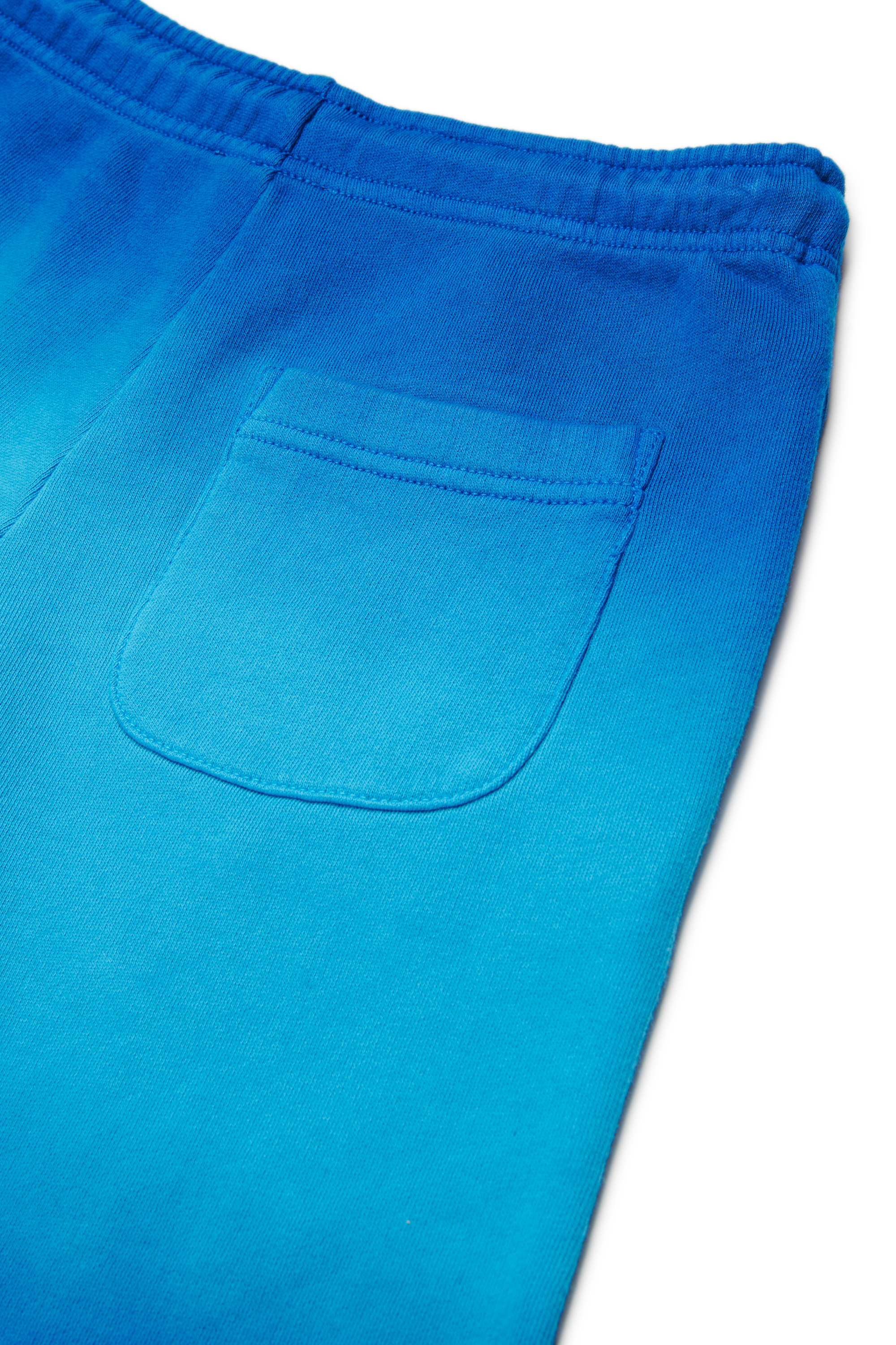 Diesel - PSHADE, Man's Cotton shorts with gradient wash in Blue - 4