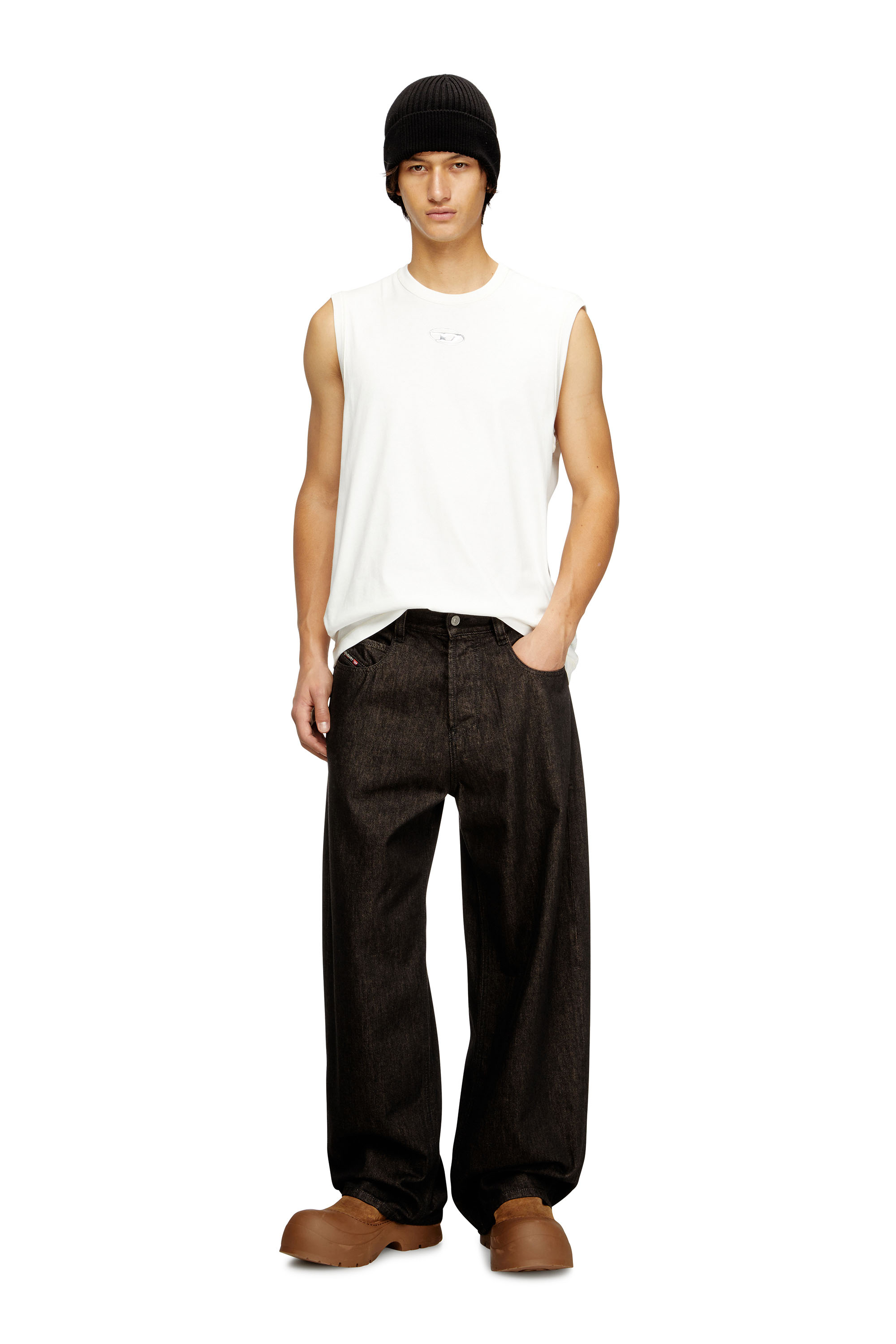 Diesel - Unisex's Relaxed Jeans 1997 D-Enim 09N25, Black/Dark grey - 1