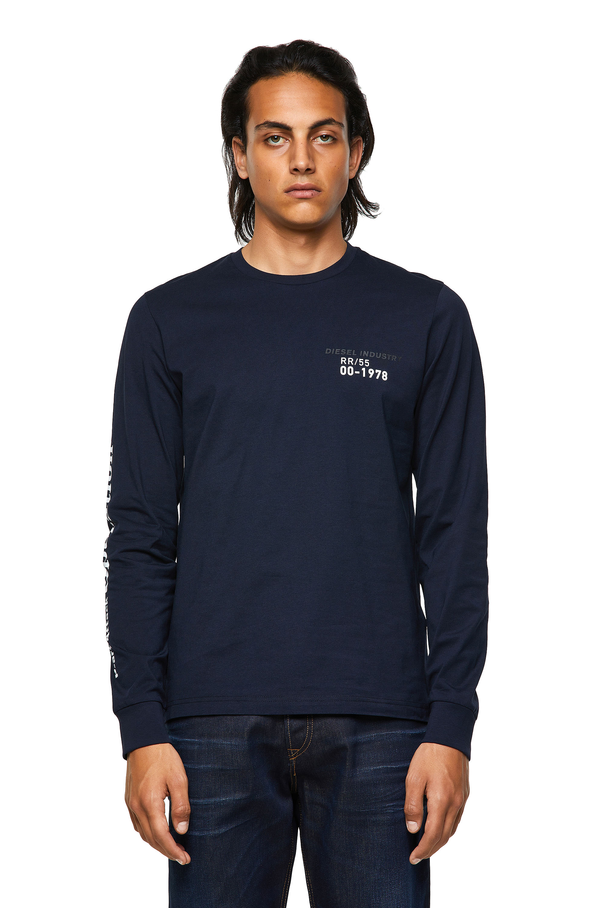 T-DIEGOS-LS-K25, Dark Blue - T-Shirts