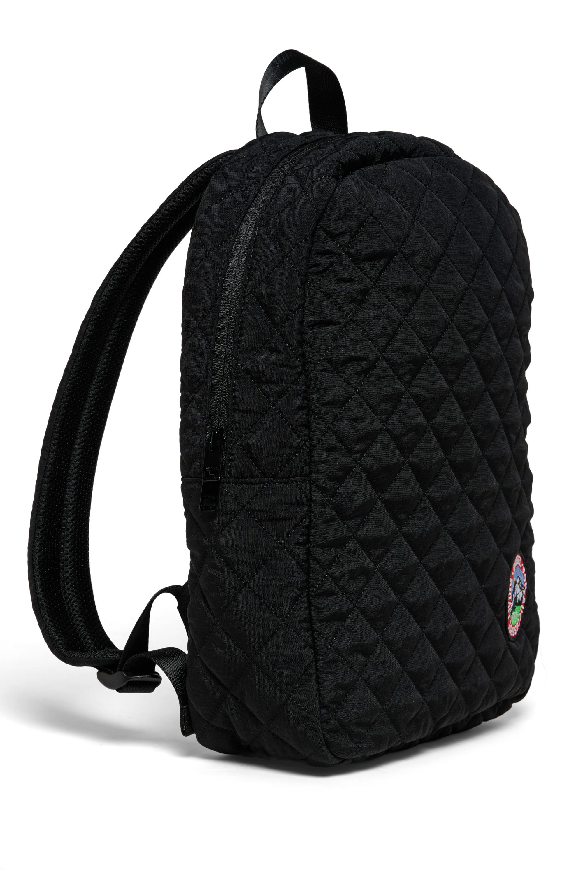 Diesel - WMENT, Unisex's WMENT - Backpack in quilted nylon in Black - 3