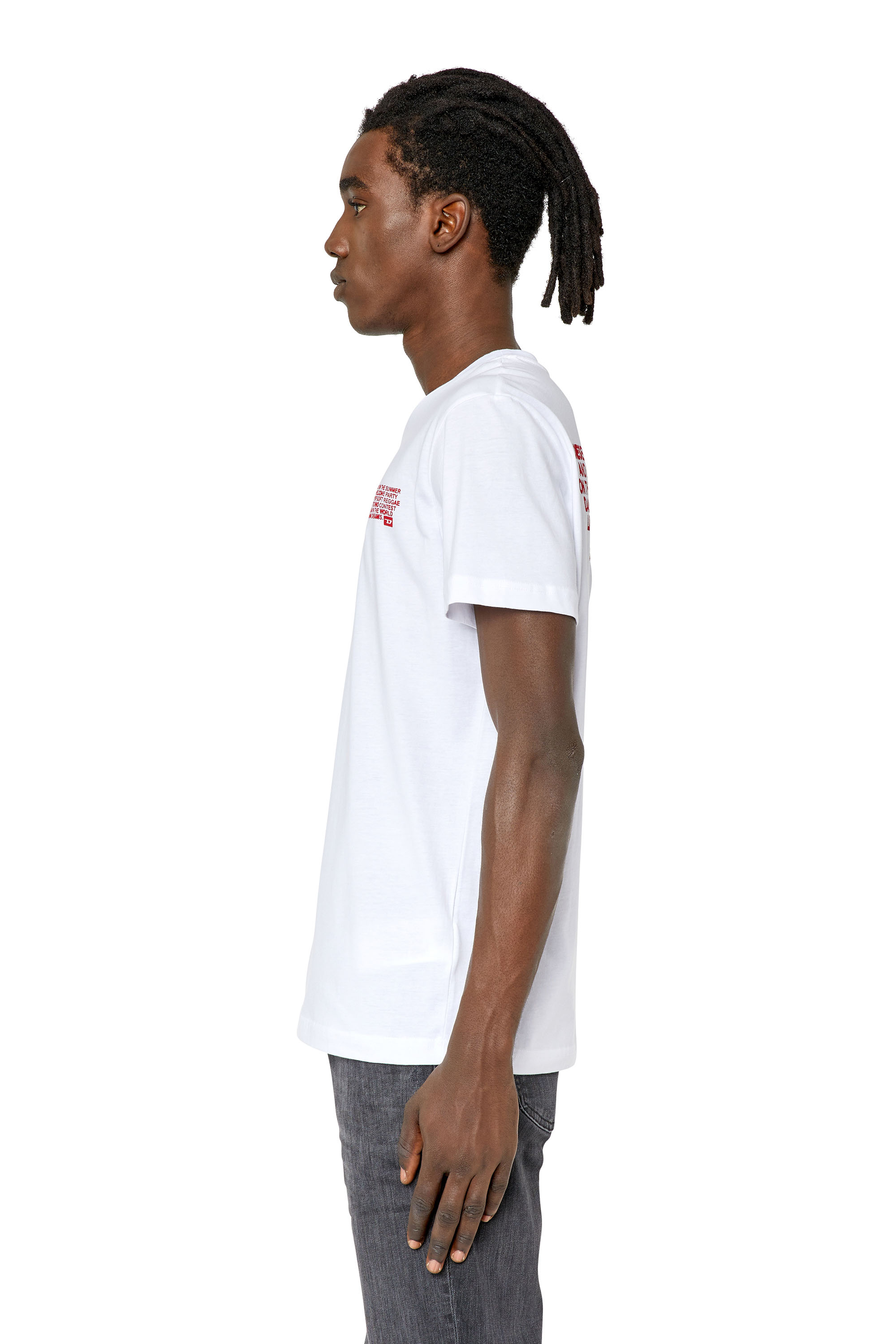 Diesel - T-DIEGOR-K57, Red/White - Image 6