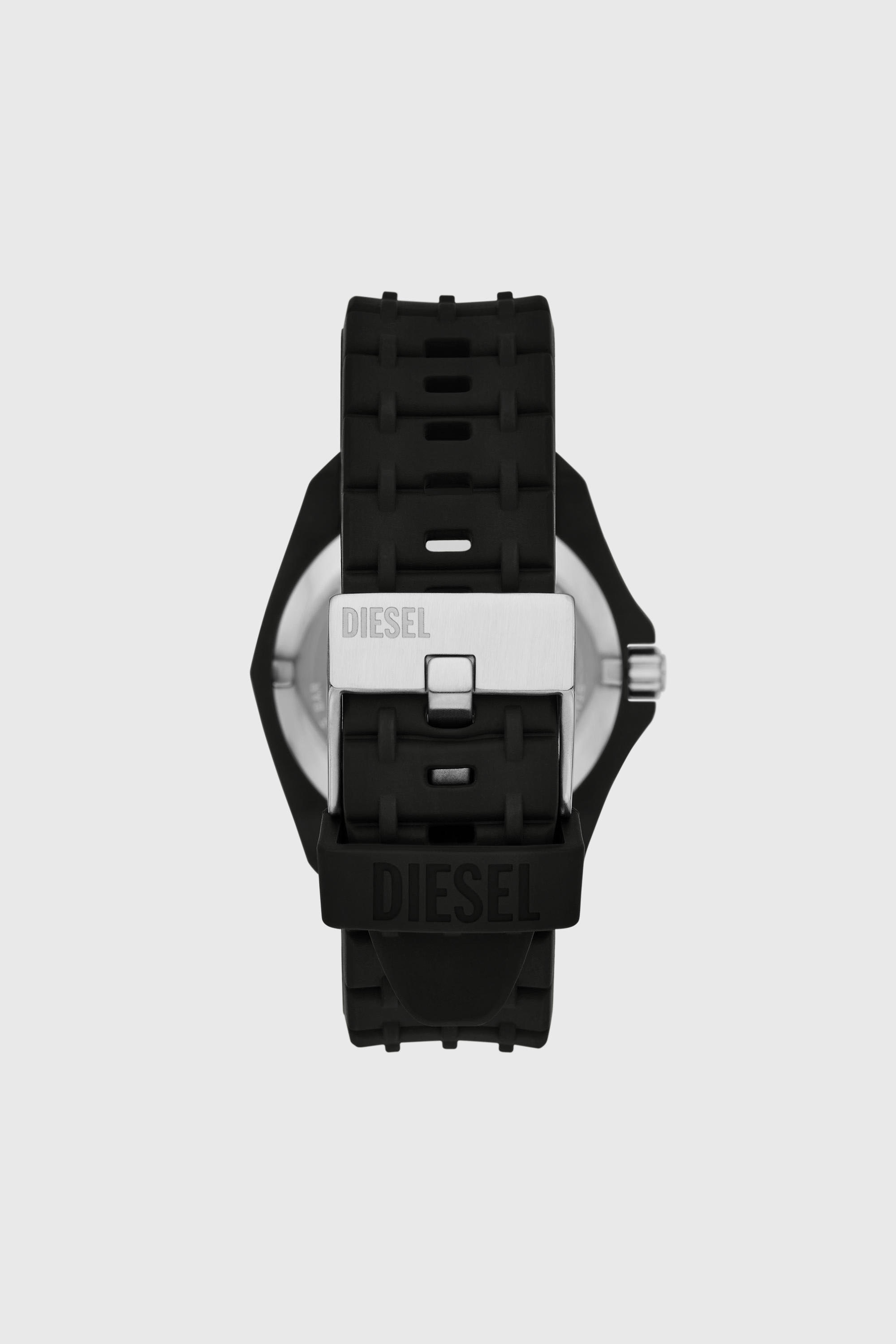 Diesel - DZ2243 WATCH, Man's Stinger black silicone watch in Black - 2