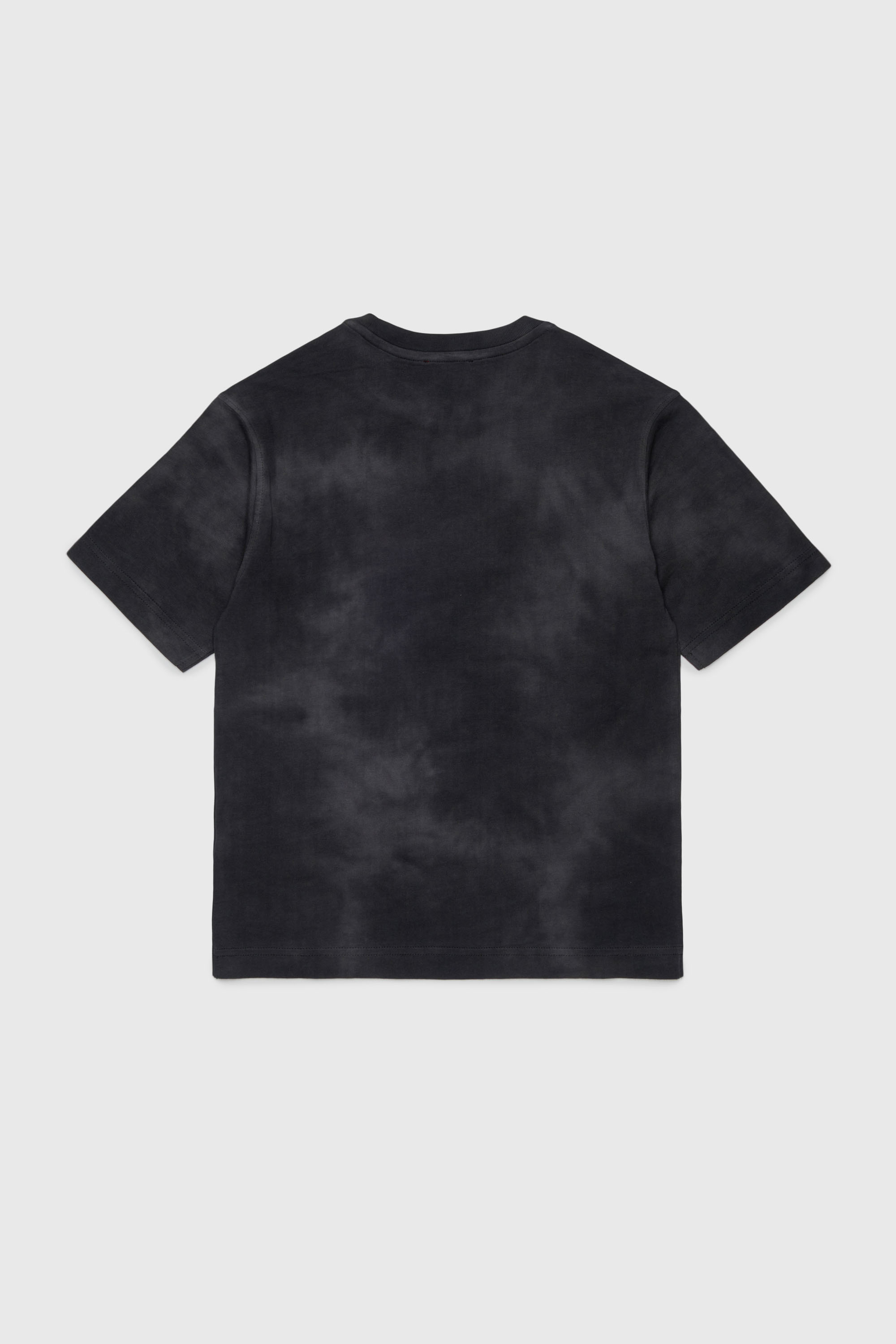 Diesel - TFIN OVER, Man's T-shirt with embellished phoenix motif in Black - 2