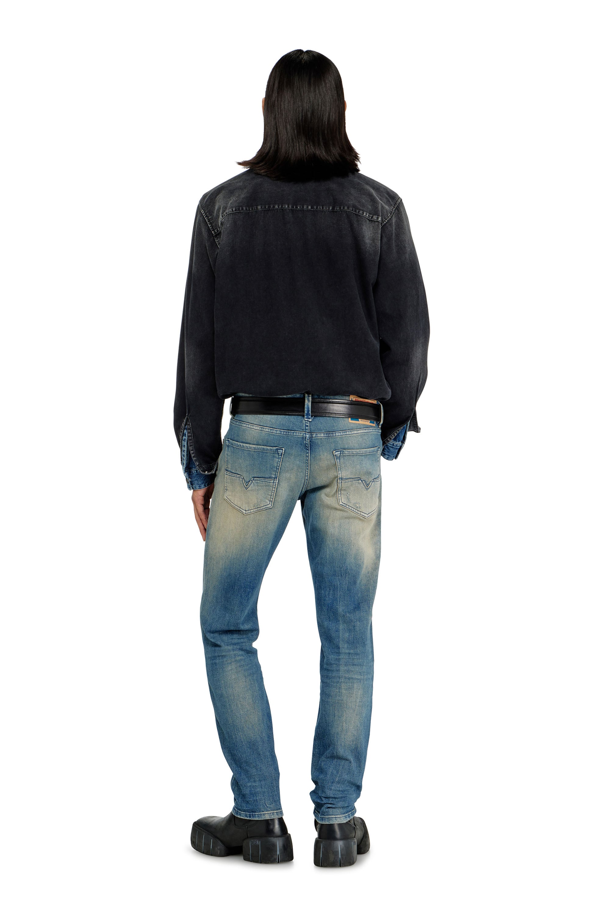 Diesel - Man's Regular 2030 D-Krooley Joggjeans&reg; 068XU, Dark Blue - 4
