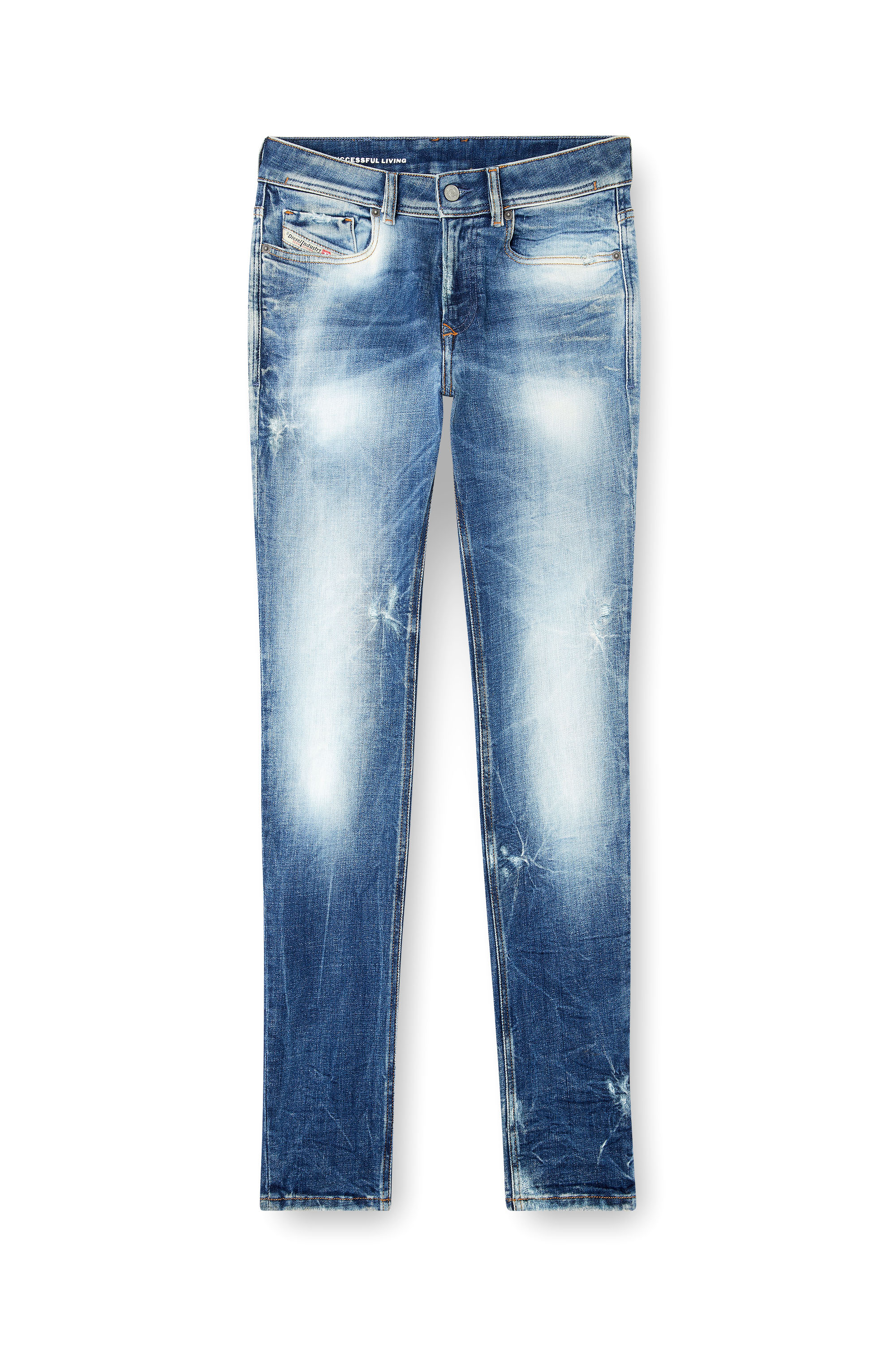 Diesel - Man's Skinny Jeans 1979 Sleenker 09M27, Dark Blue - 2