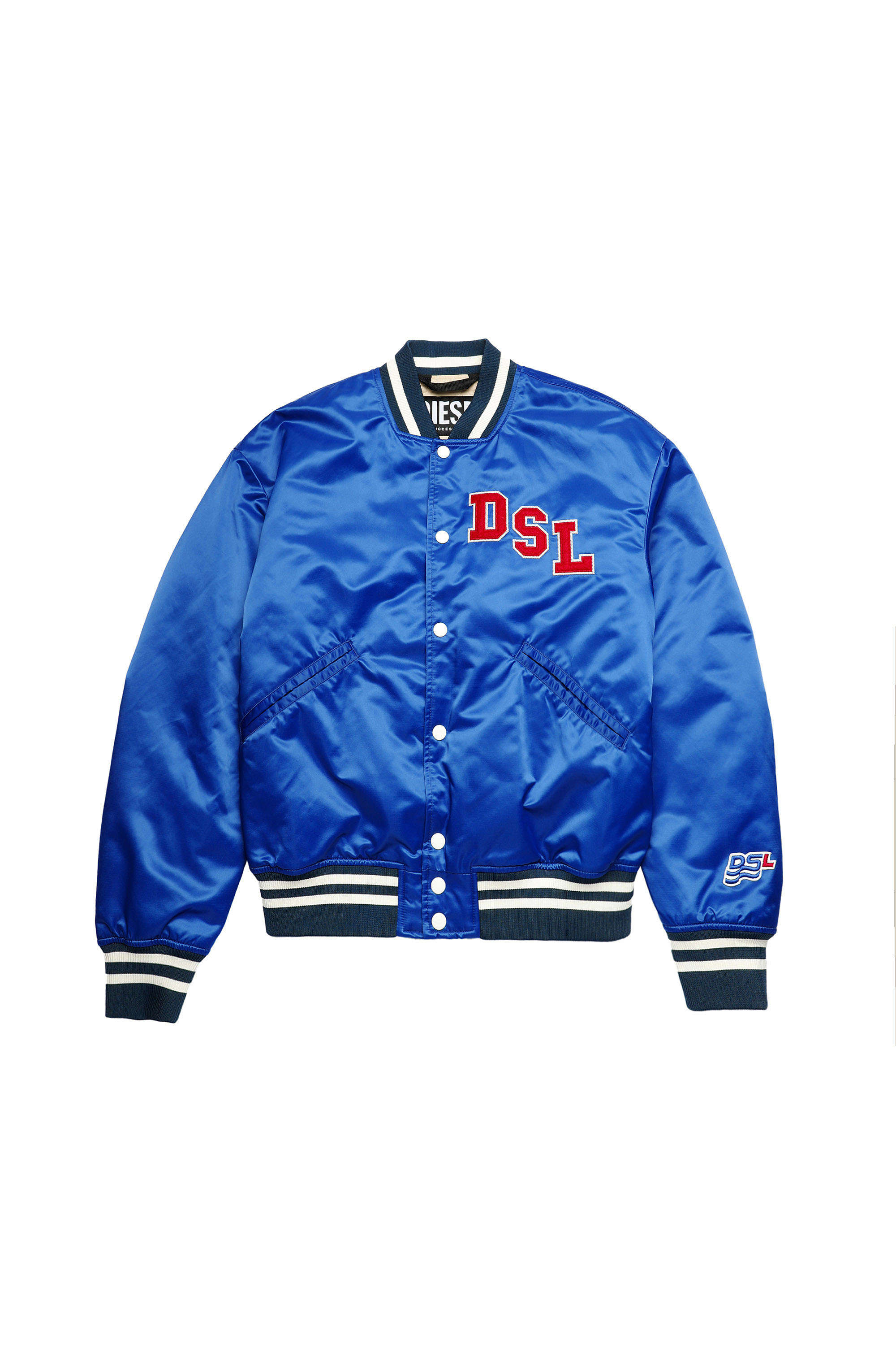 diesel blue bomber jacket