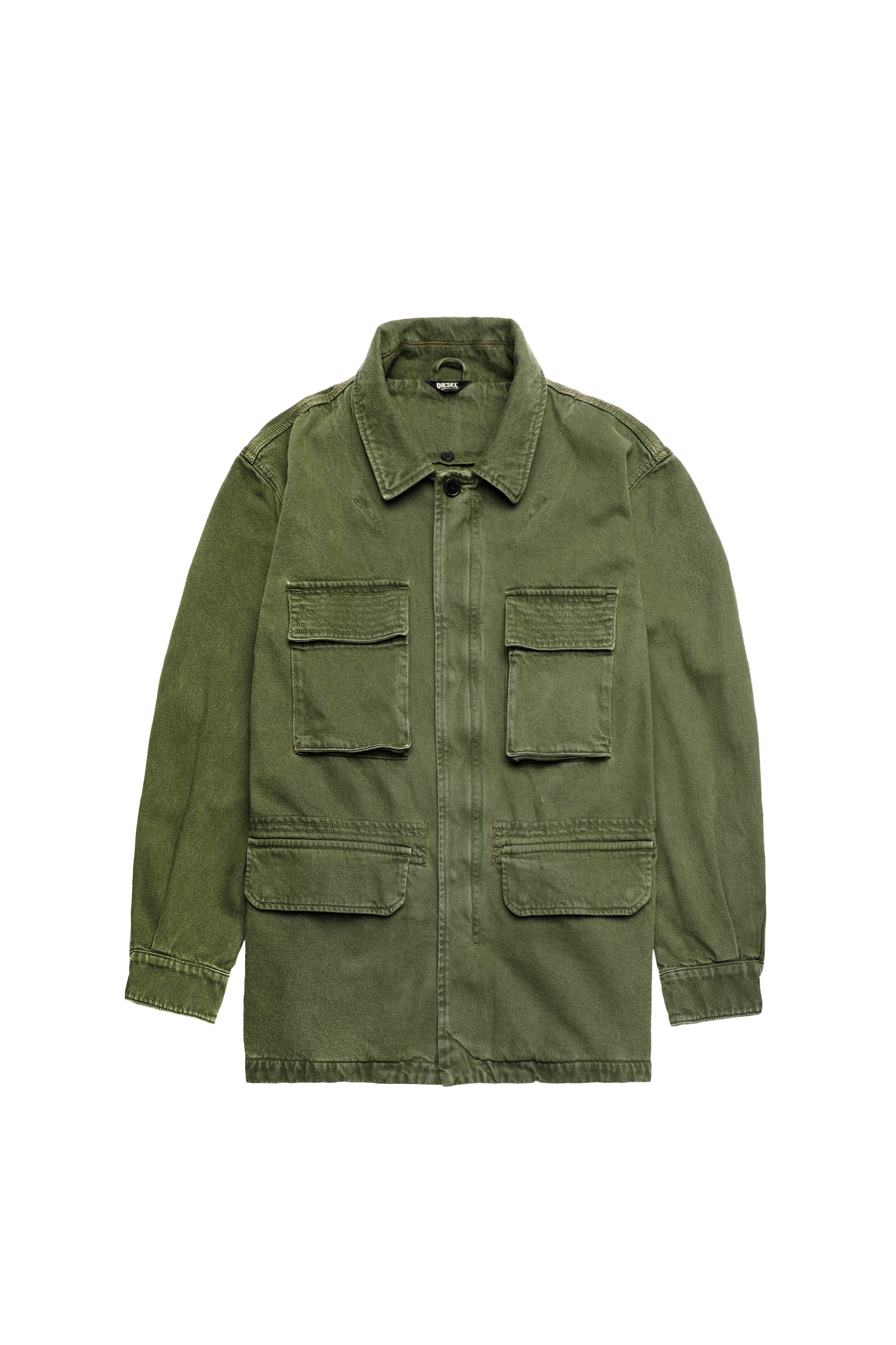 D-NOVO-SP, Olive Green - Denim Jackets