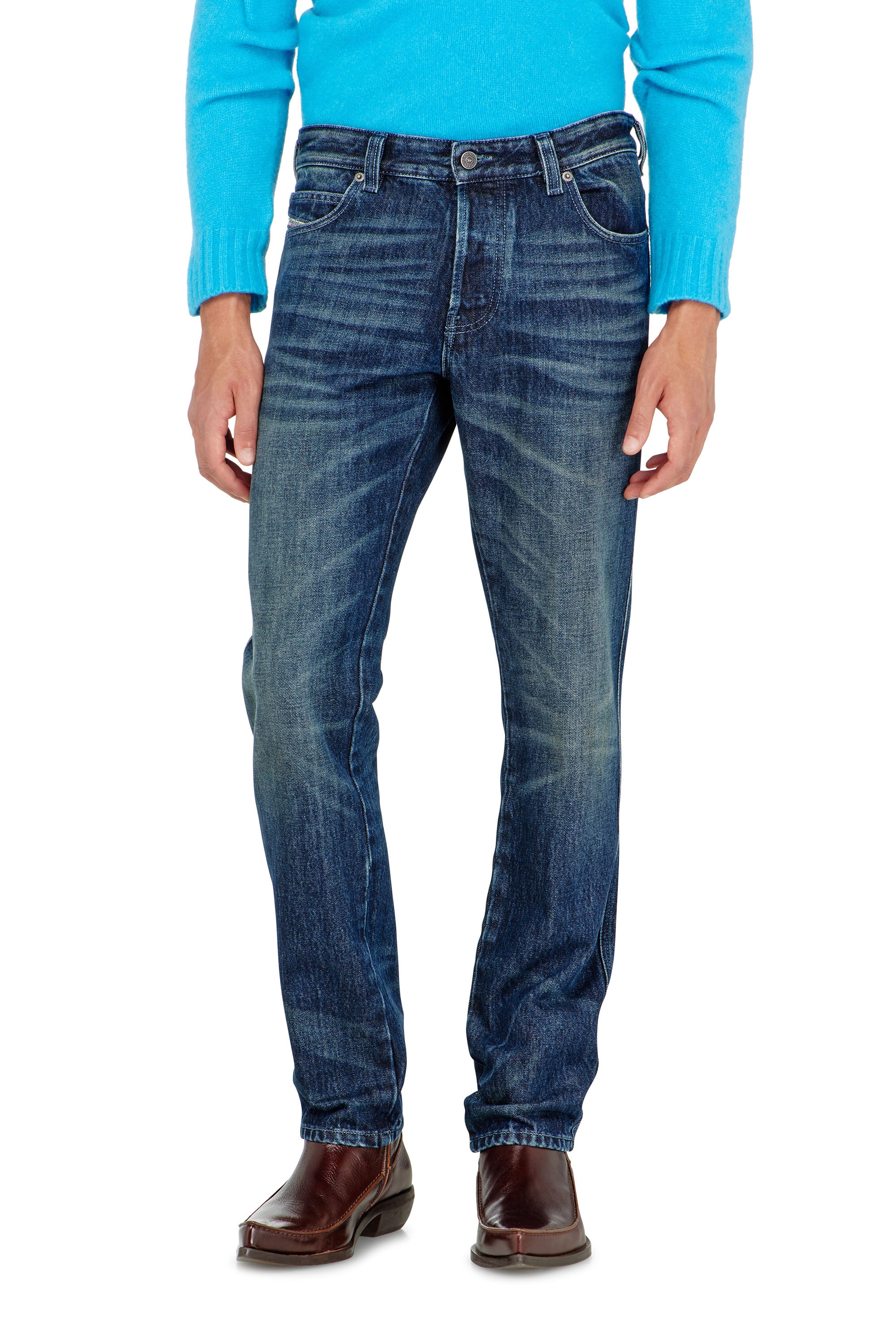 Diesel - Man's Slim Jeans 1993 D-Vyl 007FZ, Dark Blue - 4