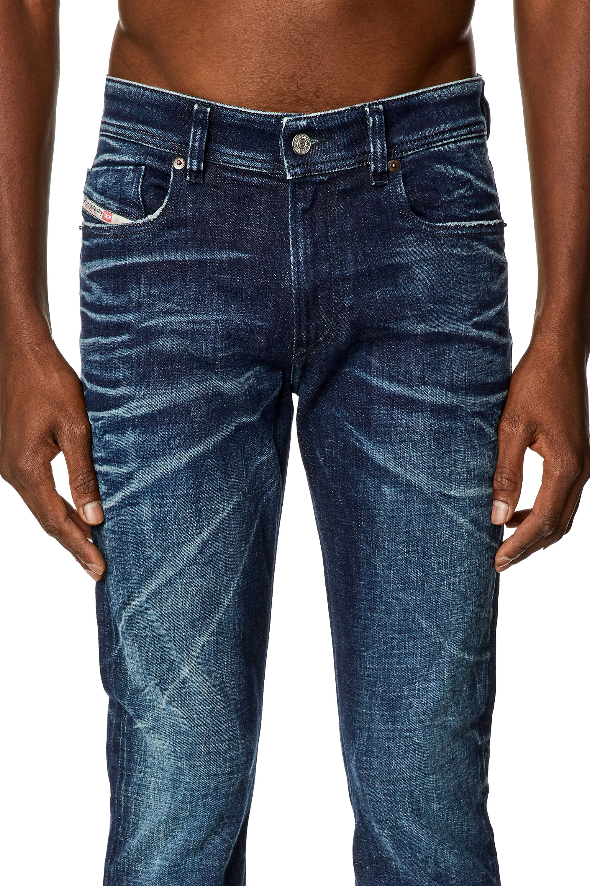 Diesel - Skinny Jeans 1979 Sleenker 09G34, Dark Blue - Image 3