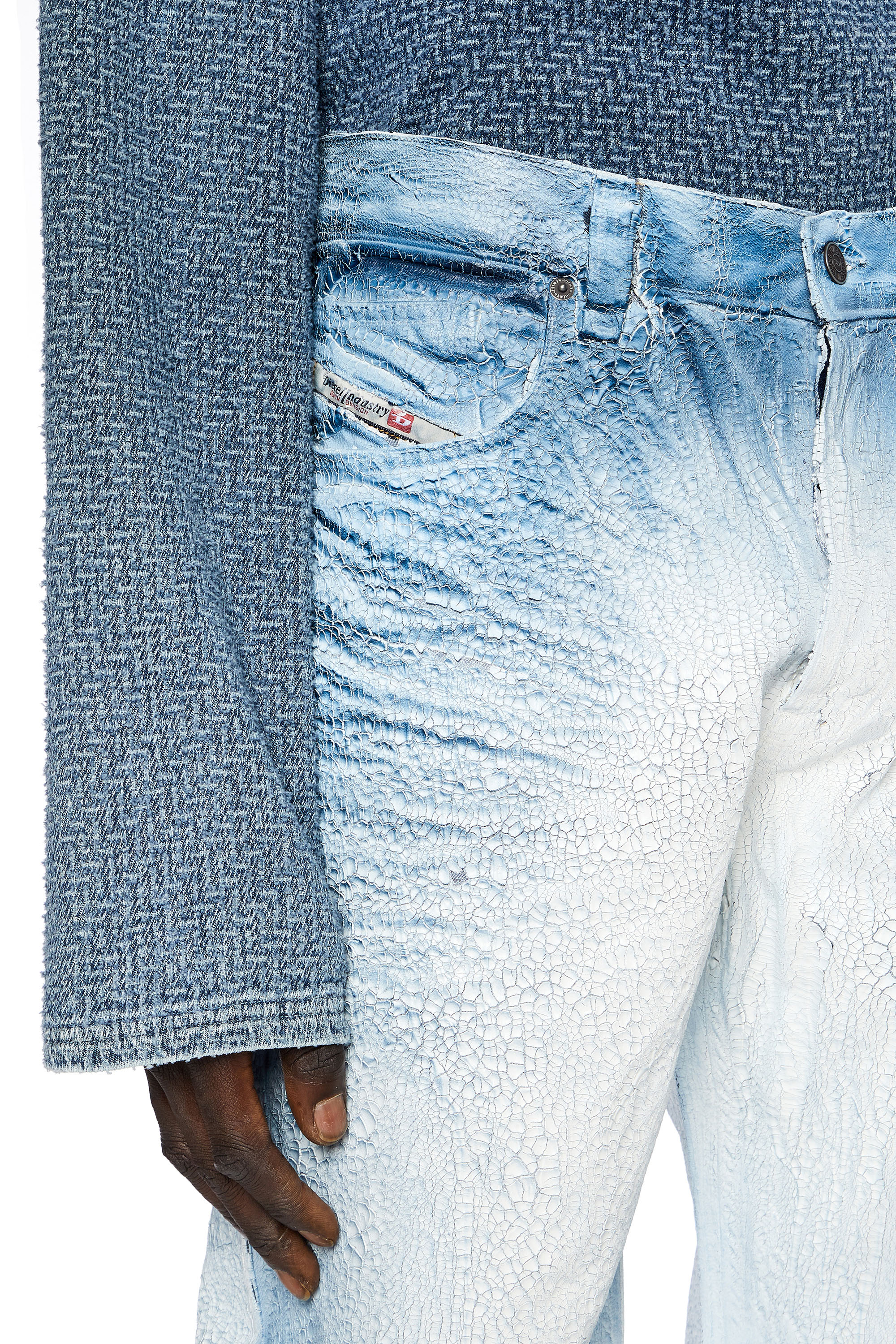 Diesel - Straight Jeans 2010 D-Macs 0NLAW, Light Blue - Image 4