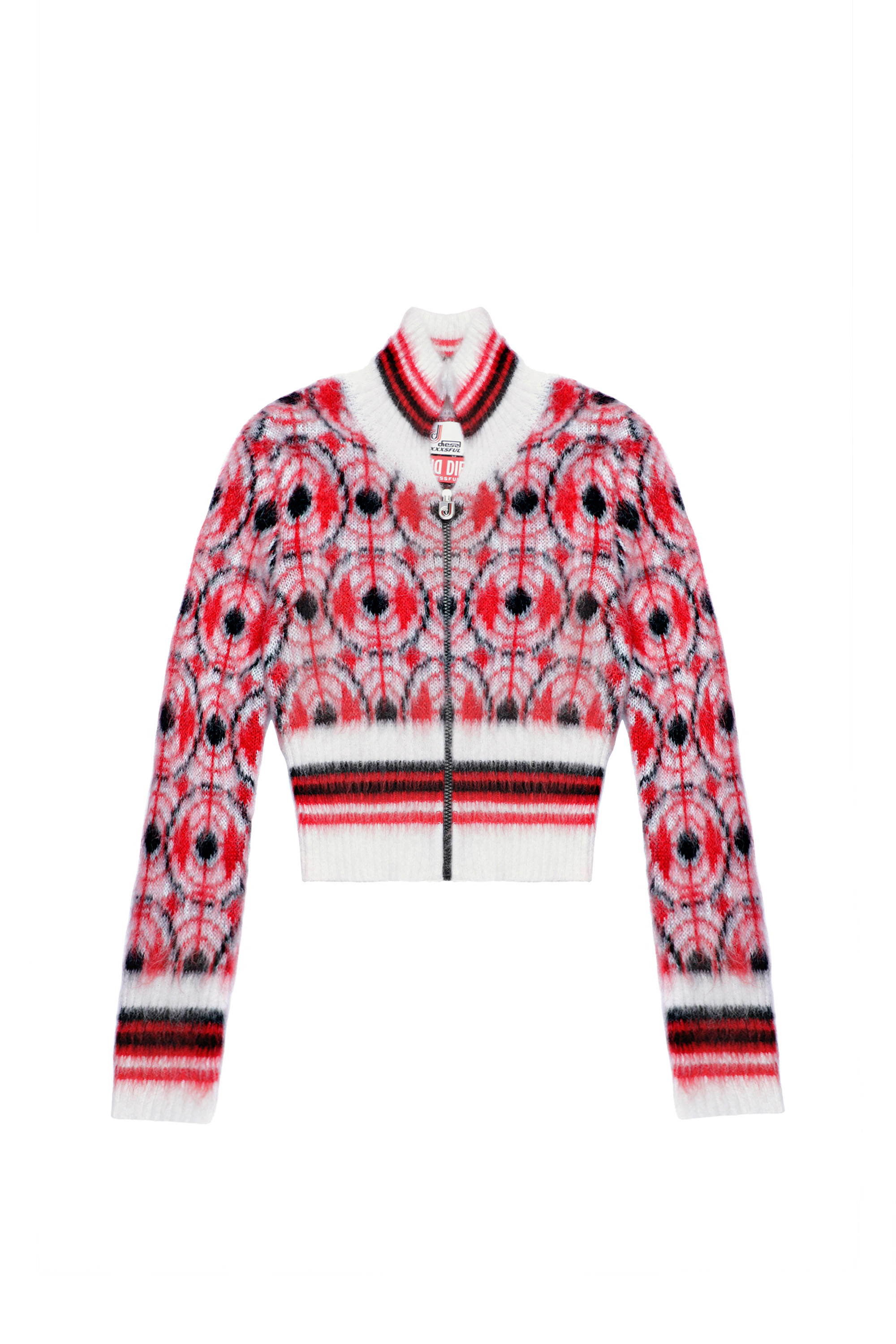 DXD-22-M01, Red/White - Knitwear
