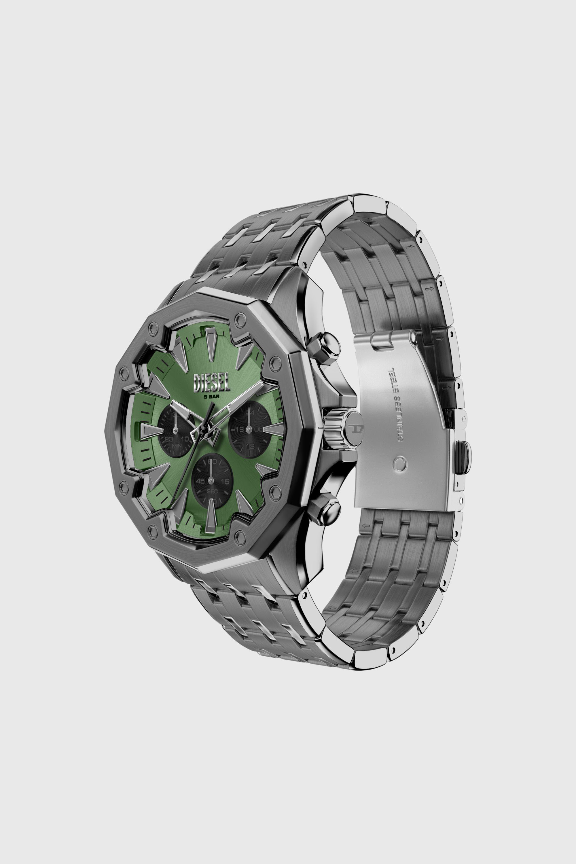 Men's Stinger gunmetal stainless steel watch | Grey | Diesel SI