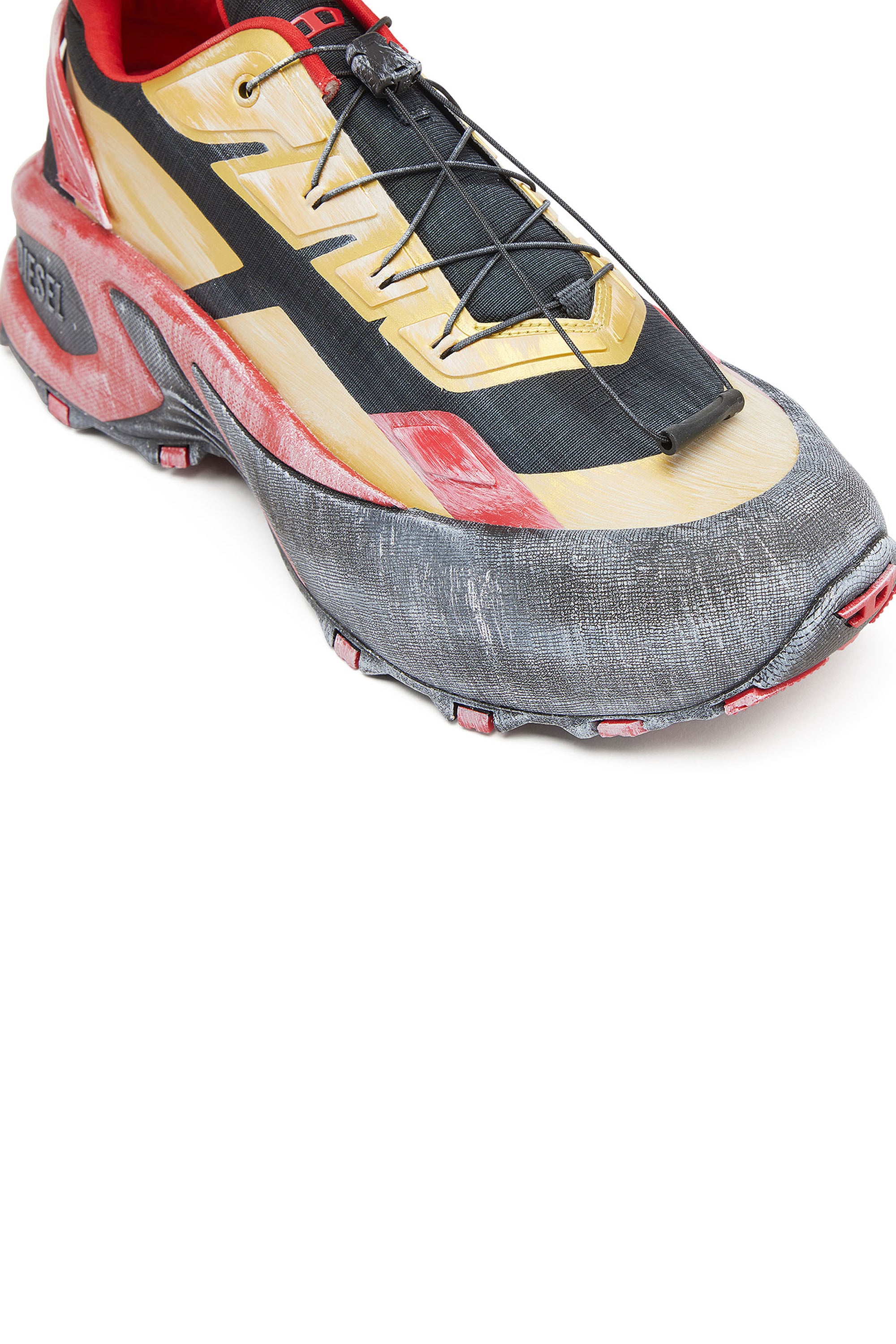 Men's D-Cage-Distressed chunky sneakers in ripstop | Multicolor