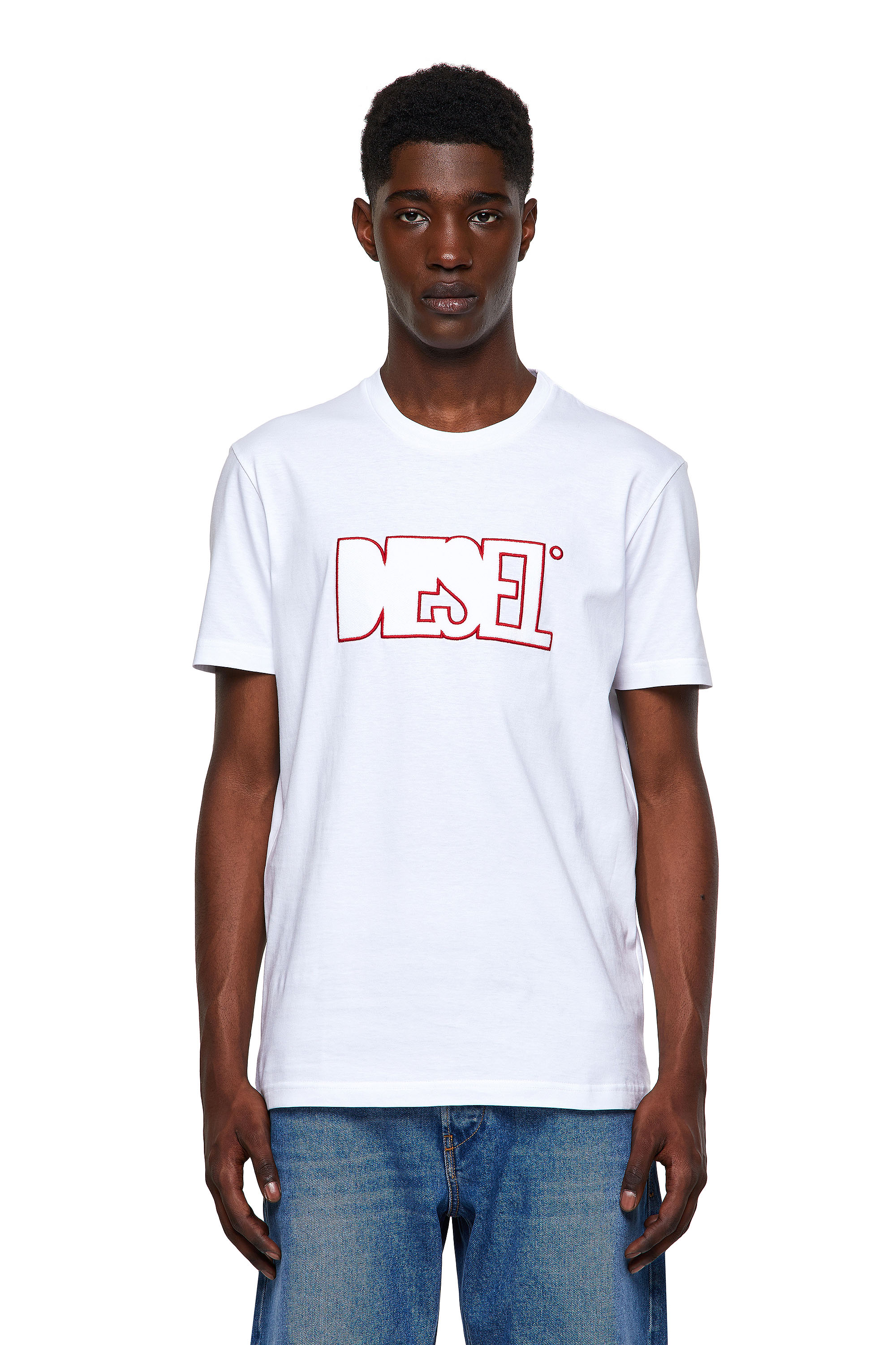 T-DIEGOS-B8, Red/White - T-Shirts