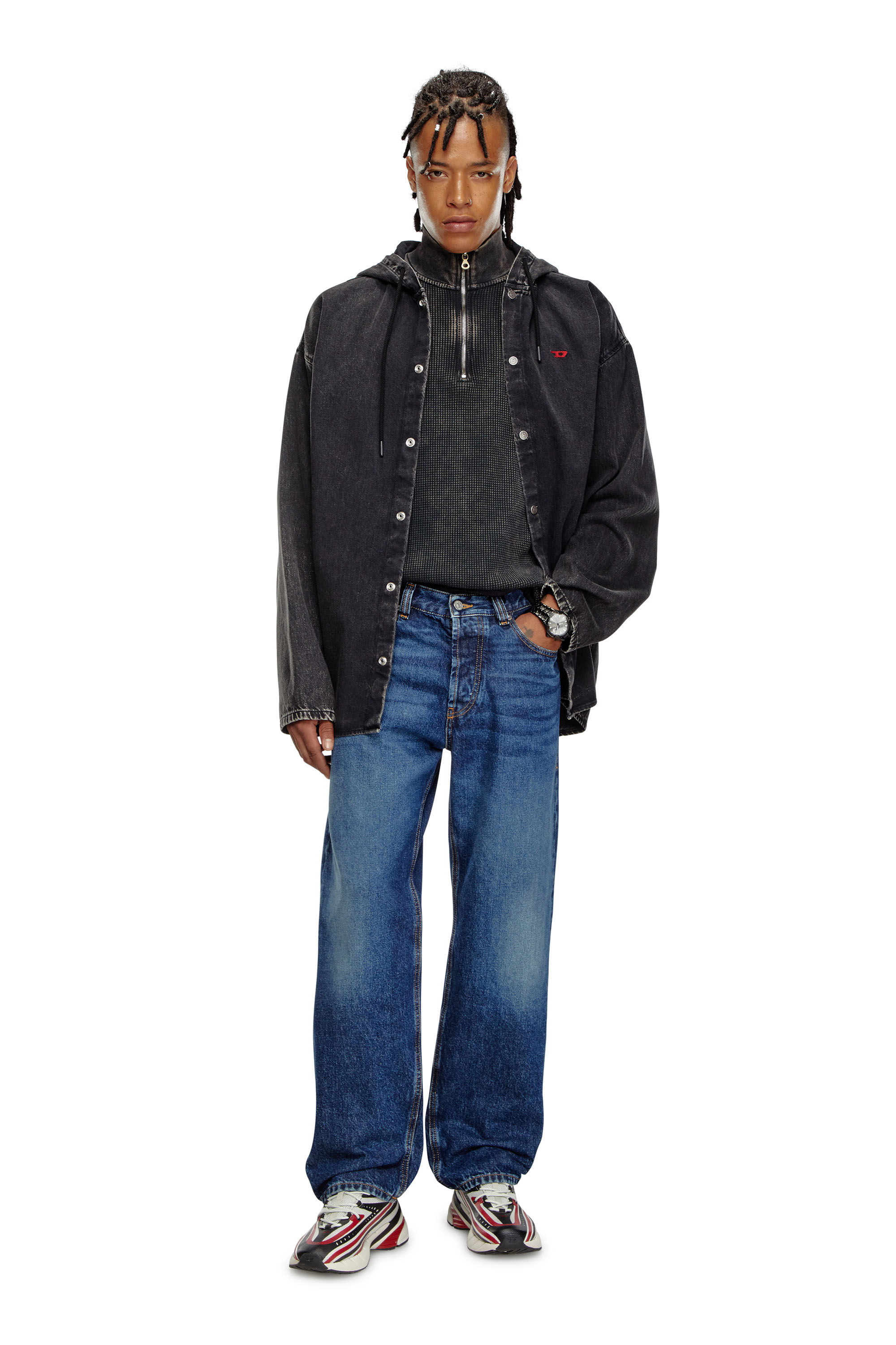 Diesel - Straight Jeans 2010 D-Macs 09I27, Dark Blue - Image 1