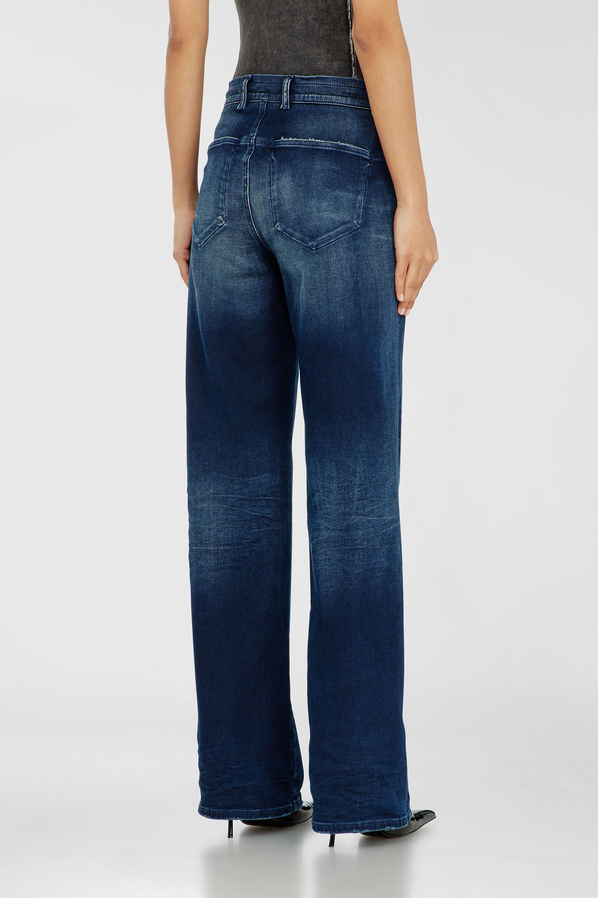 Diesel - Woman's Regular 2071 D-Meel Joggjeans&reg; 09P93, Dark Blue - 3