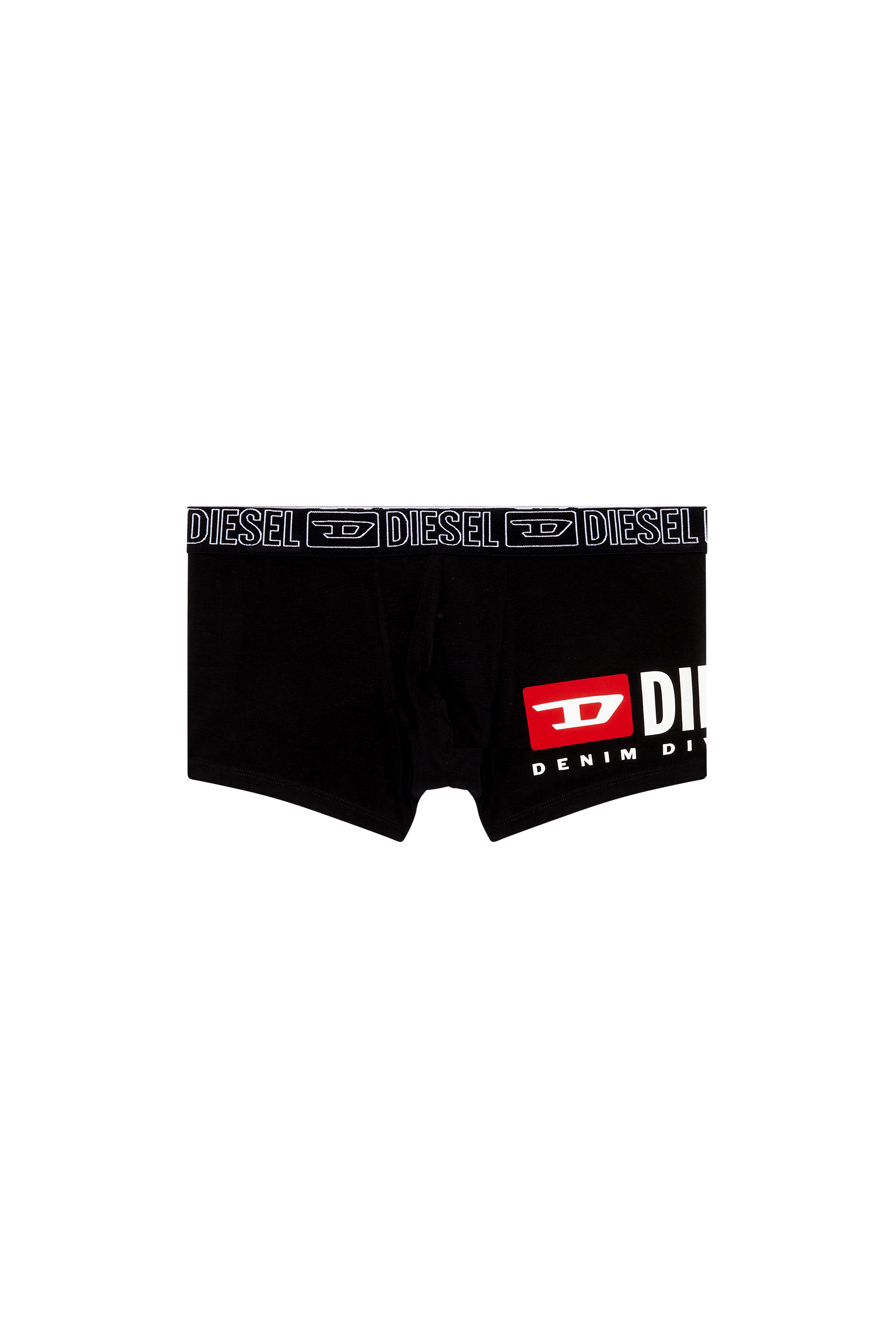 Diesel - UMBX-DAMIEN, Man's Boxer briefs with logo outline waist in Black - 2
