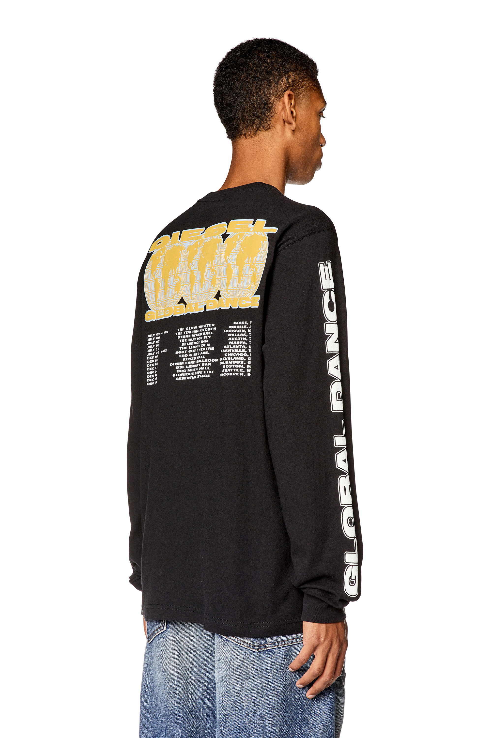 Diesel - T-JUST-LS-L3, Black - Image 4