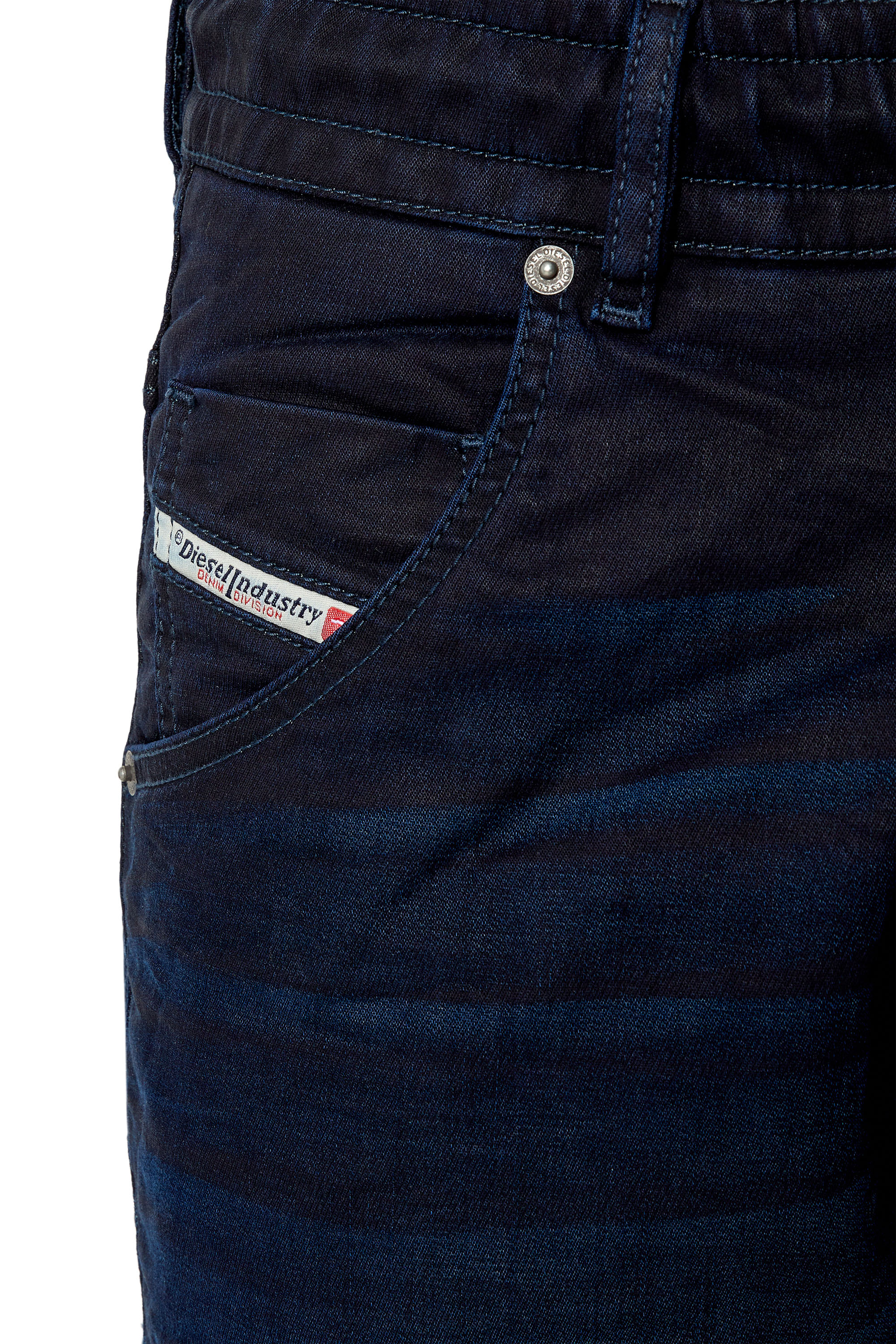 Diesel - D-KROOSHORT-Z JOGGJEANS, Dark Blue - Image 3