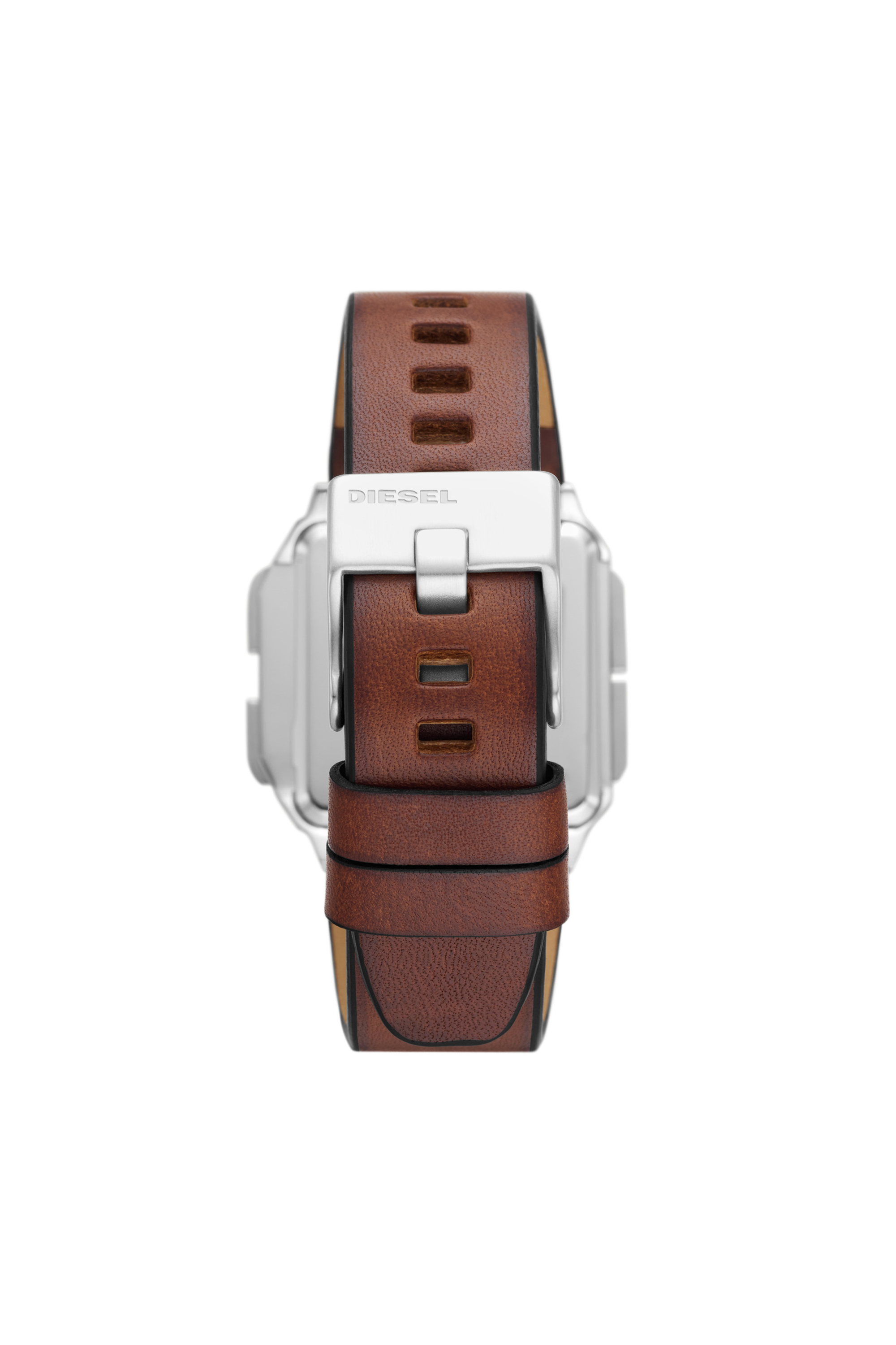 Diesel - DZ1995, Unisex's Chopped digital brown leather watch in Brown - 2