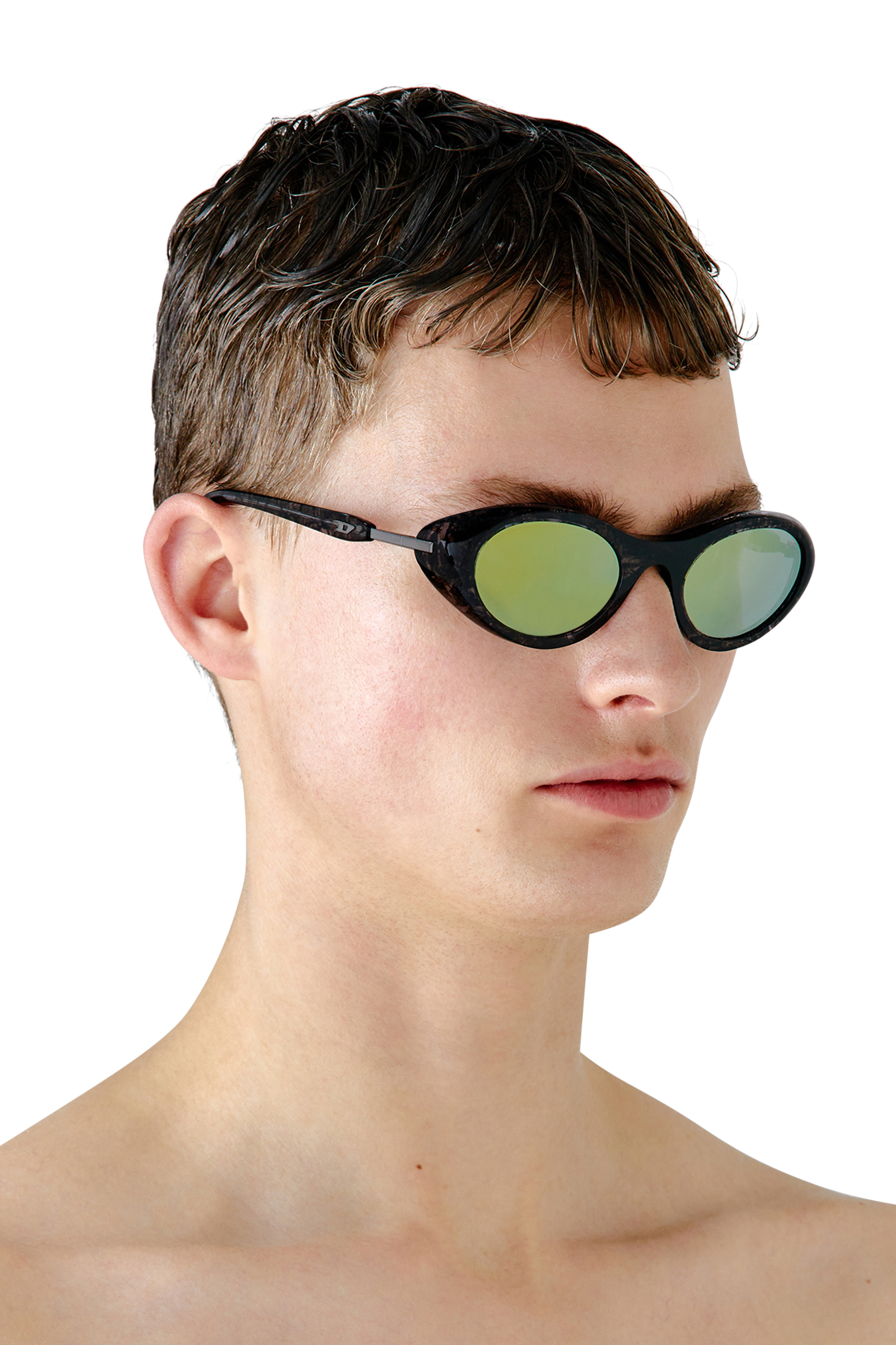 Diesel - 0DL2004, Unisex Wrap-around shape sunglasses in Multicolor - Image 5