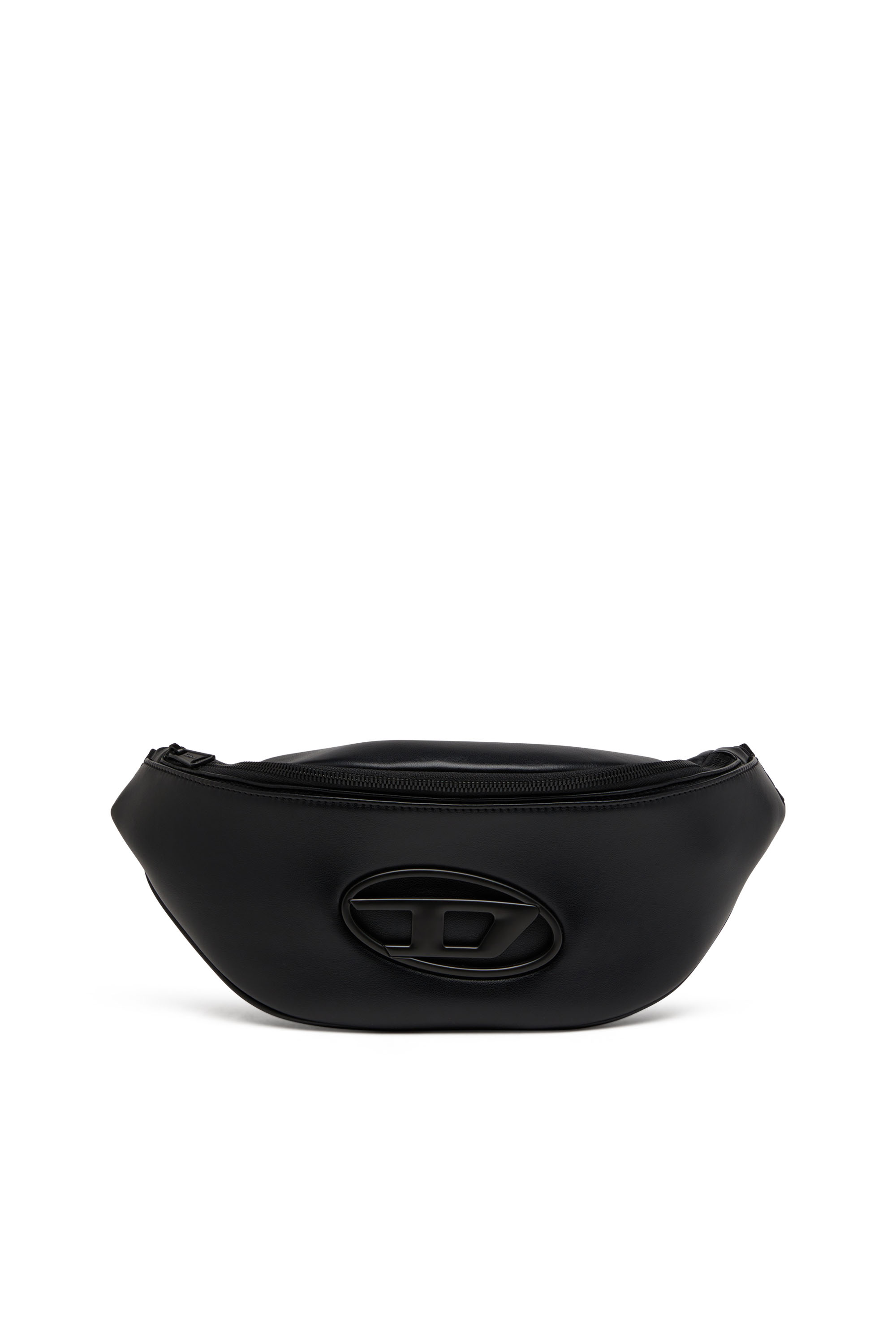 Diesel - HOLI-D BELT BAG M, Unisex's Belt bag in PU and neoprene in Black - 1