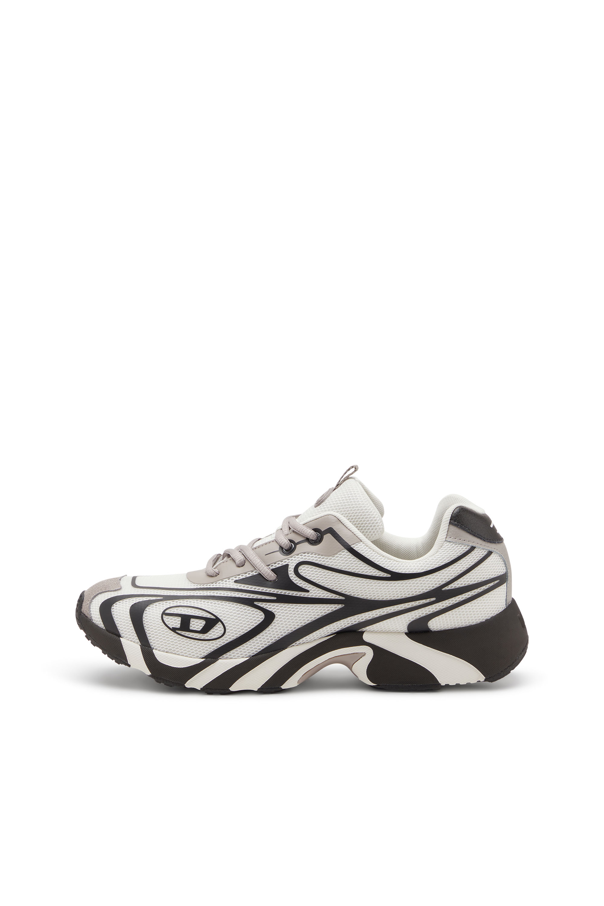 Diesel - S-D-VIT'S 500 LOW, Man's S-D-Vit - Lace-up sneakers in Black/White - 7