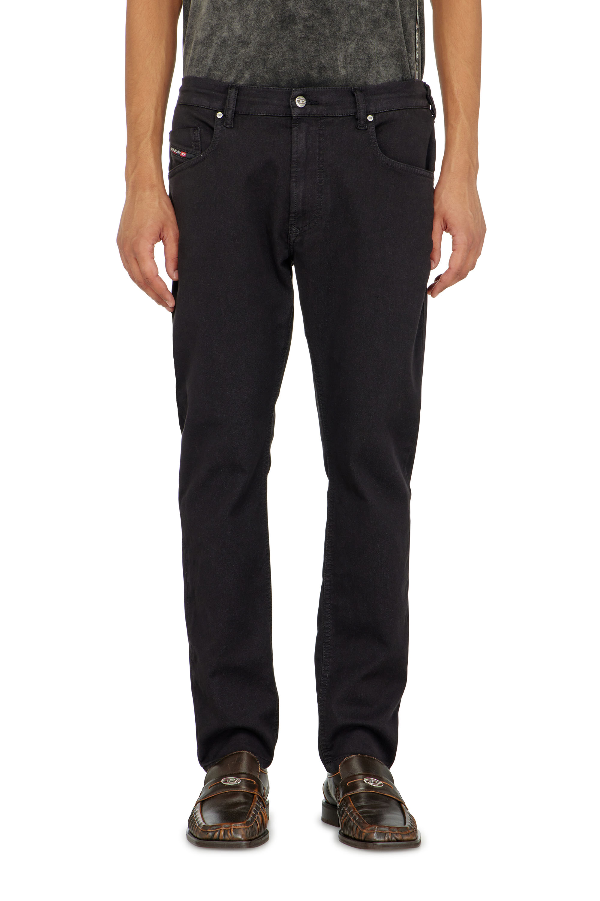 Diesel - Man's Regular 2032 D-Krooley-BW Joggjeans&reg; 068NH, Black/Dark grey - 2