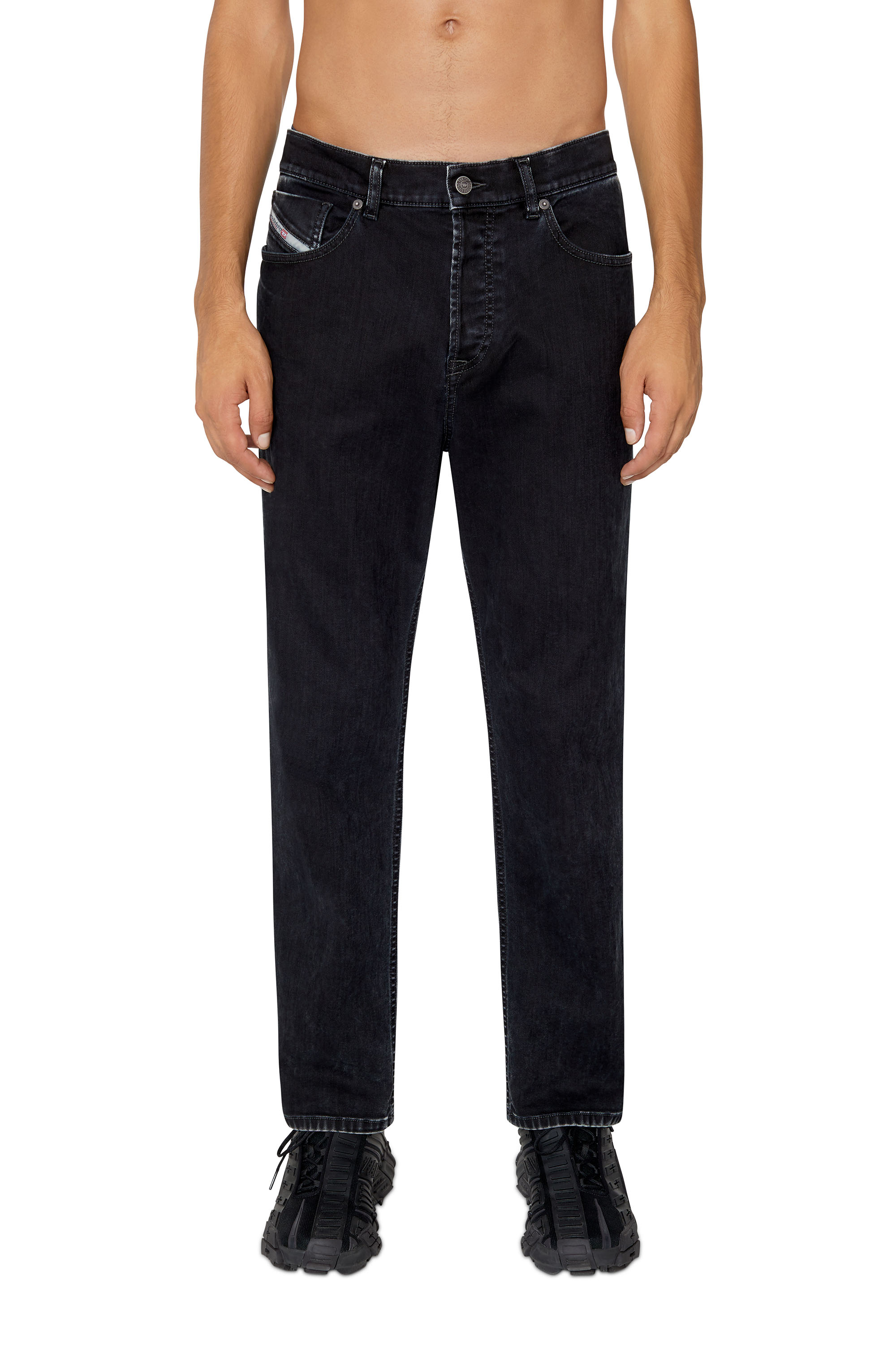 Diesel - 2005 D-Fining 0IHAO Tapered Jeans, Black/Dark grey - Image 1