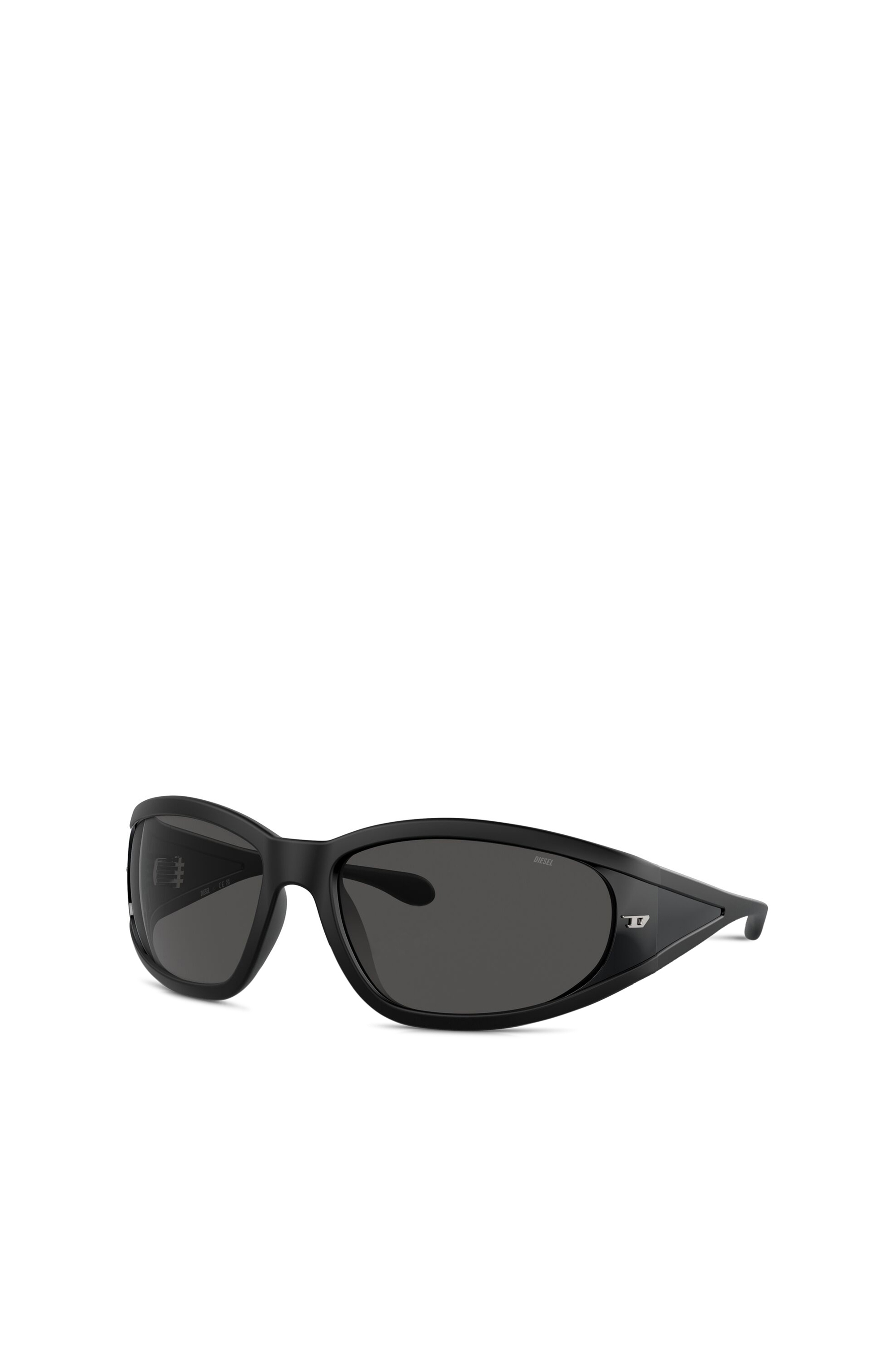 Diesel - 0DL3002, Unisex's Rectangular sunglasses in acetate in Black - 5