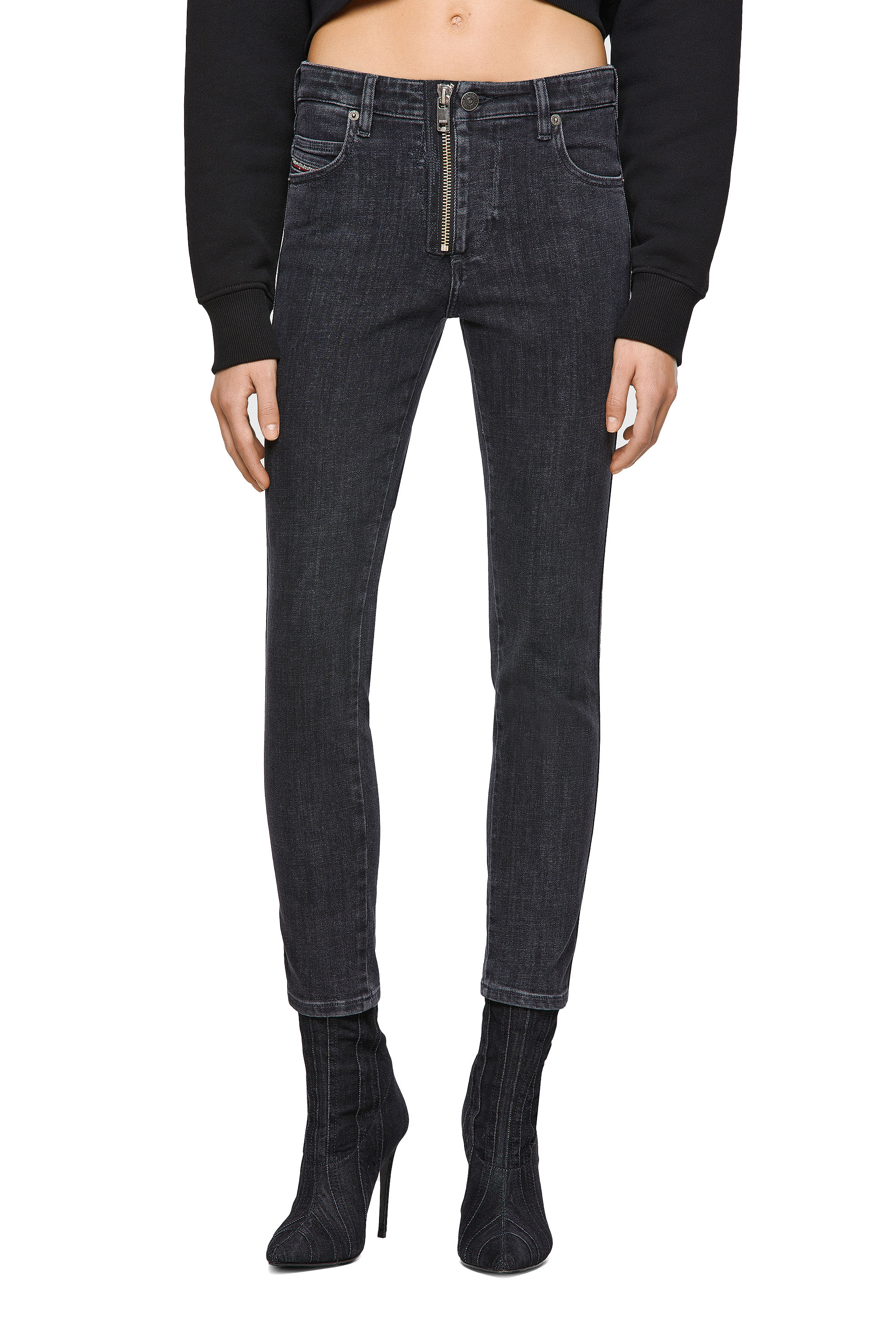 Babhila 09A67, Black/Dark grey - Jeans