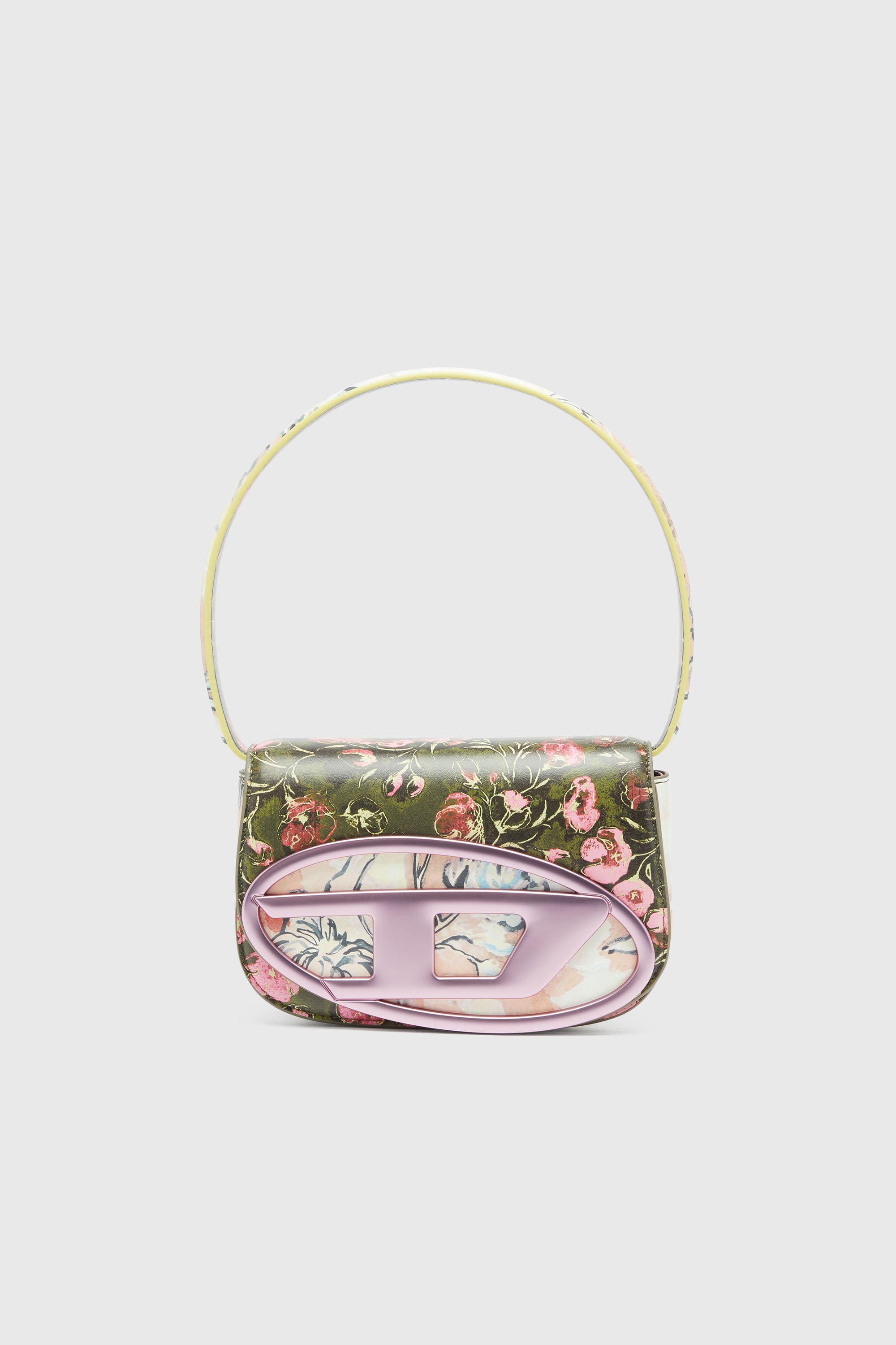Diesel - 1DR, Woman's 1DR-Iconic shoulder bag with floral print in Multicolor - 1