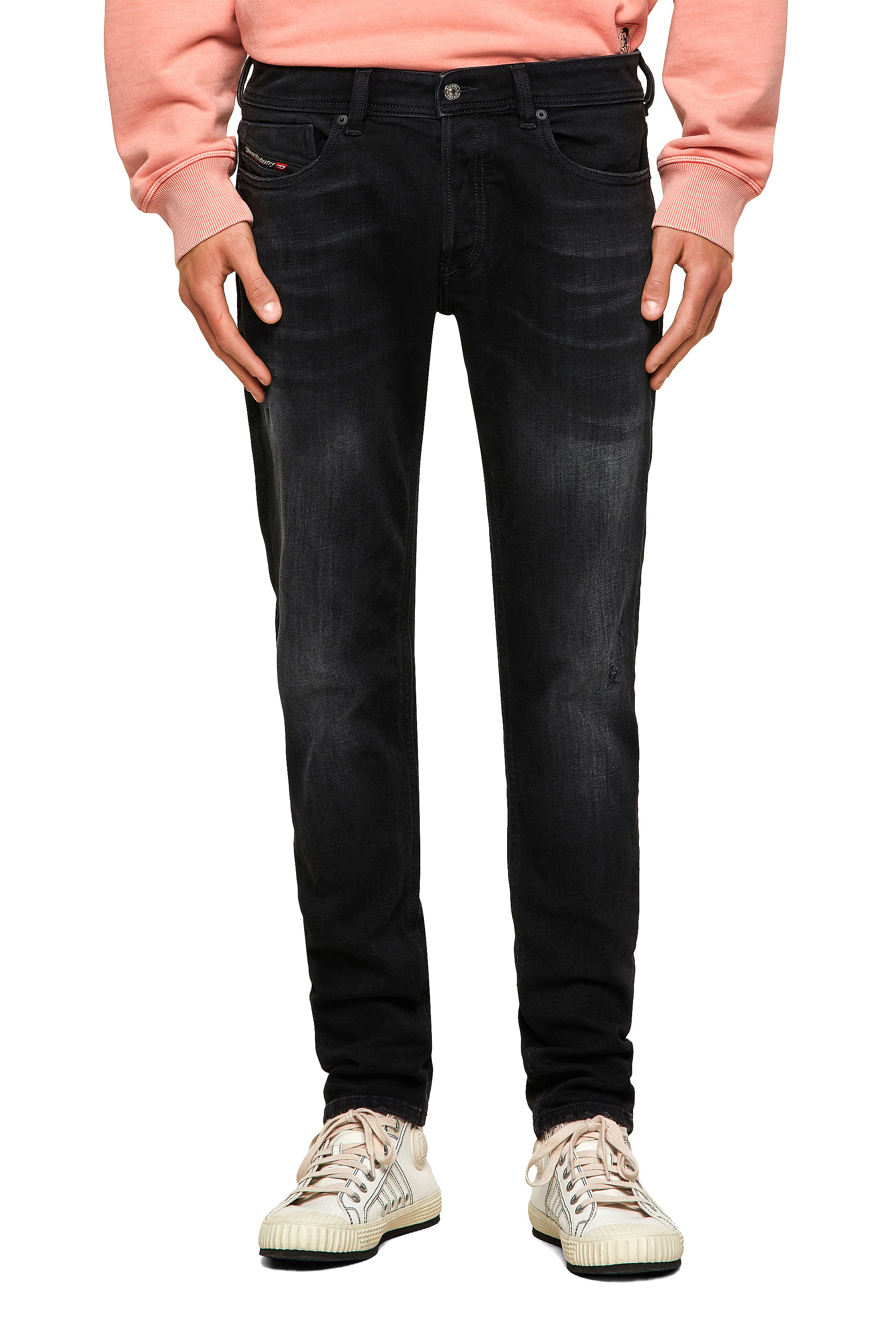 Sleenker 0092B, Black/Dark grey - Jeans