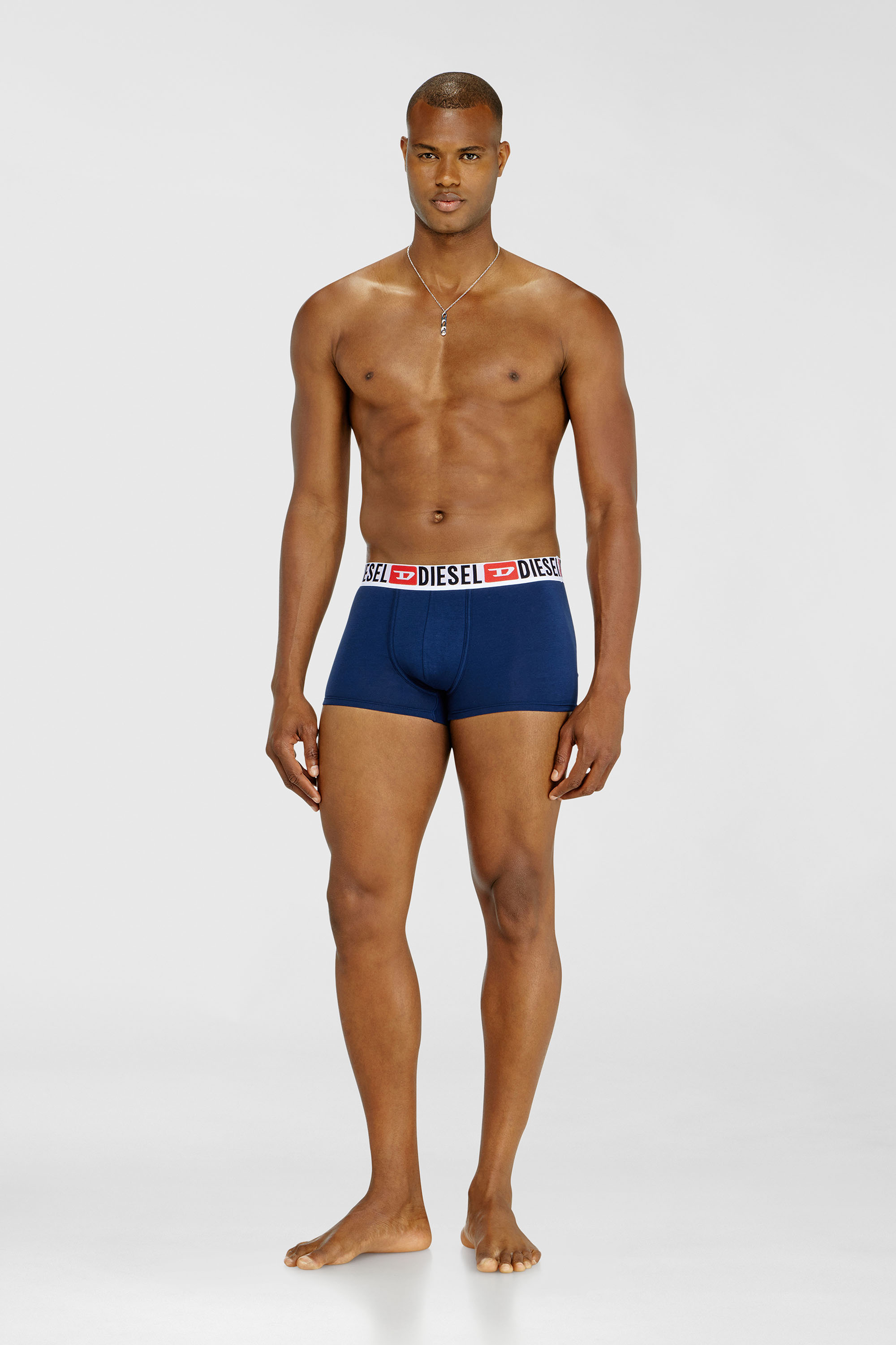 Three-pack of all-over logo waist boxers