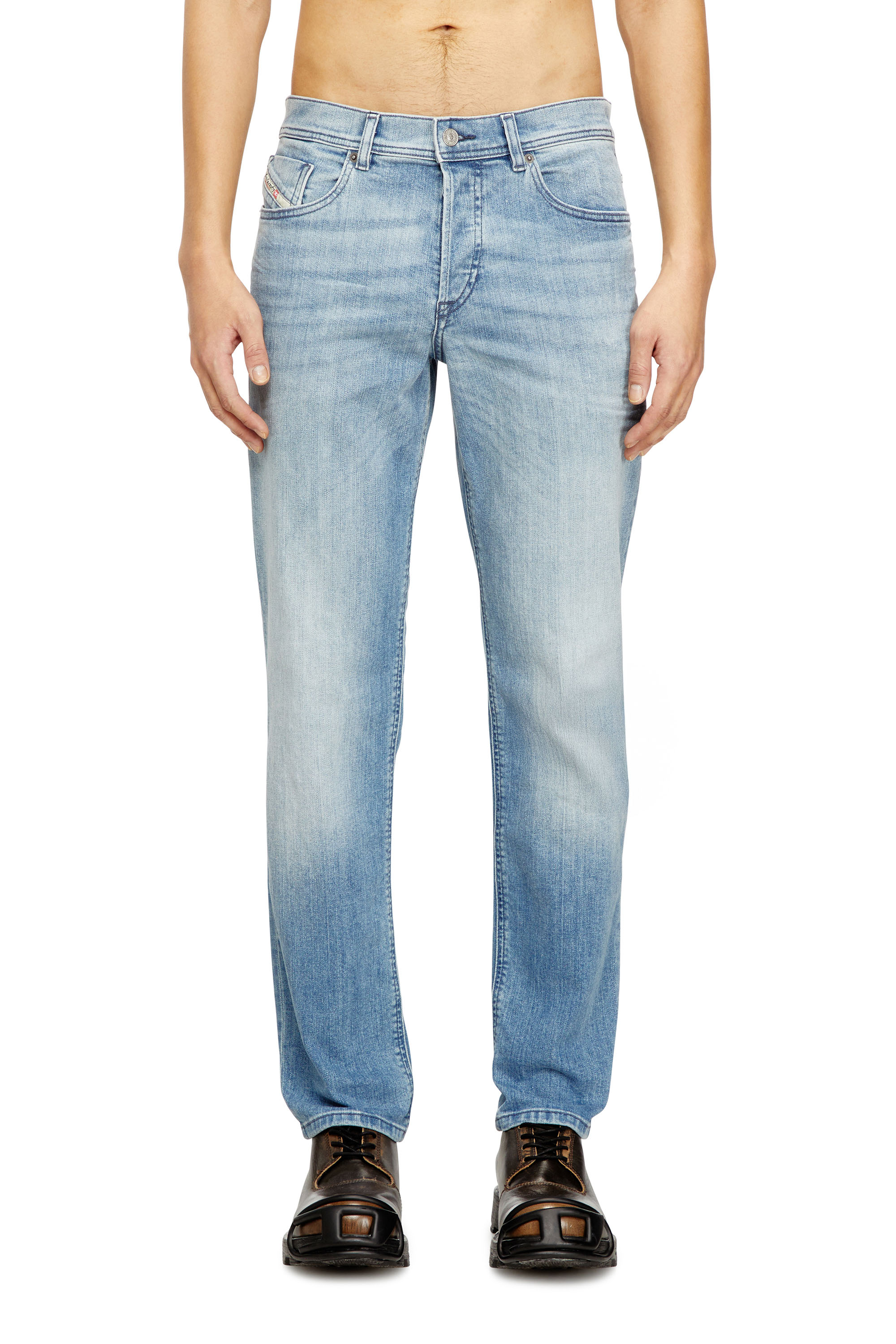 Diesel - Man's Regular Jeans 2023 D-Finitive 0GRDI, Light Blue - 2