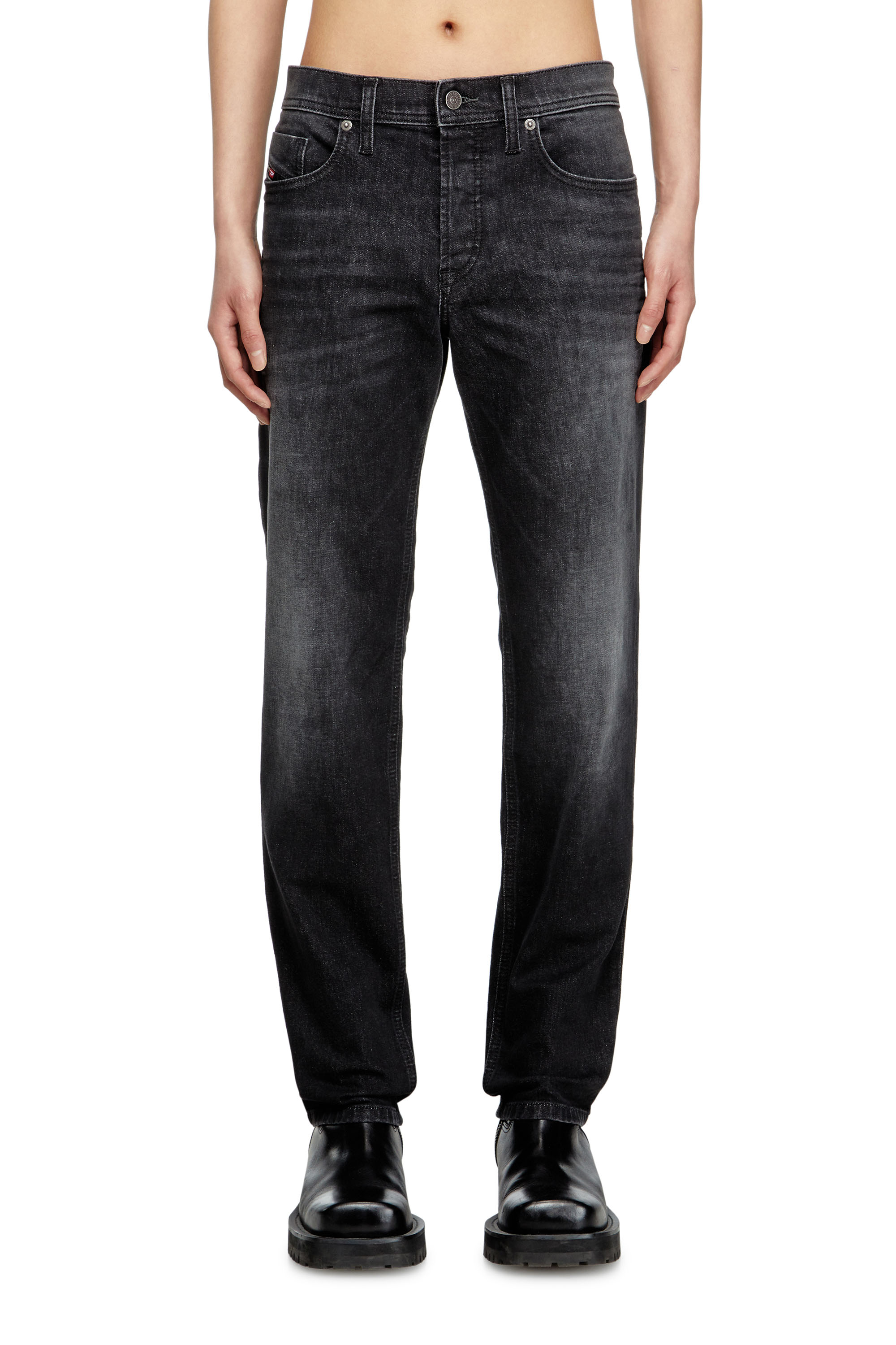 Diesel - Man's Regular Jeans 2023 D-Finitive 0DBDT, Black/Dark grey - 1